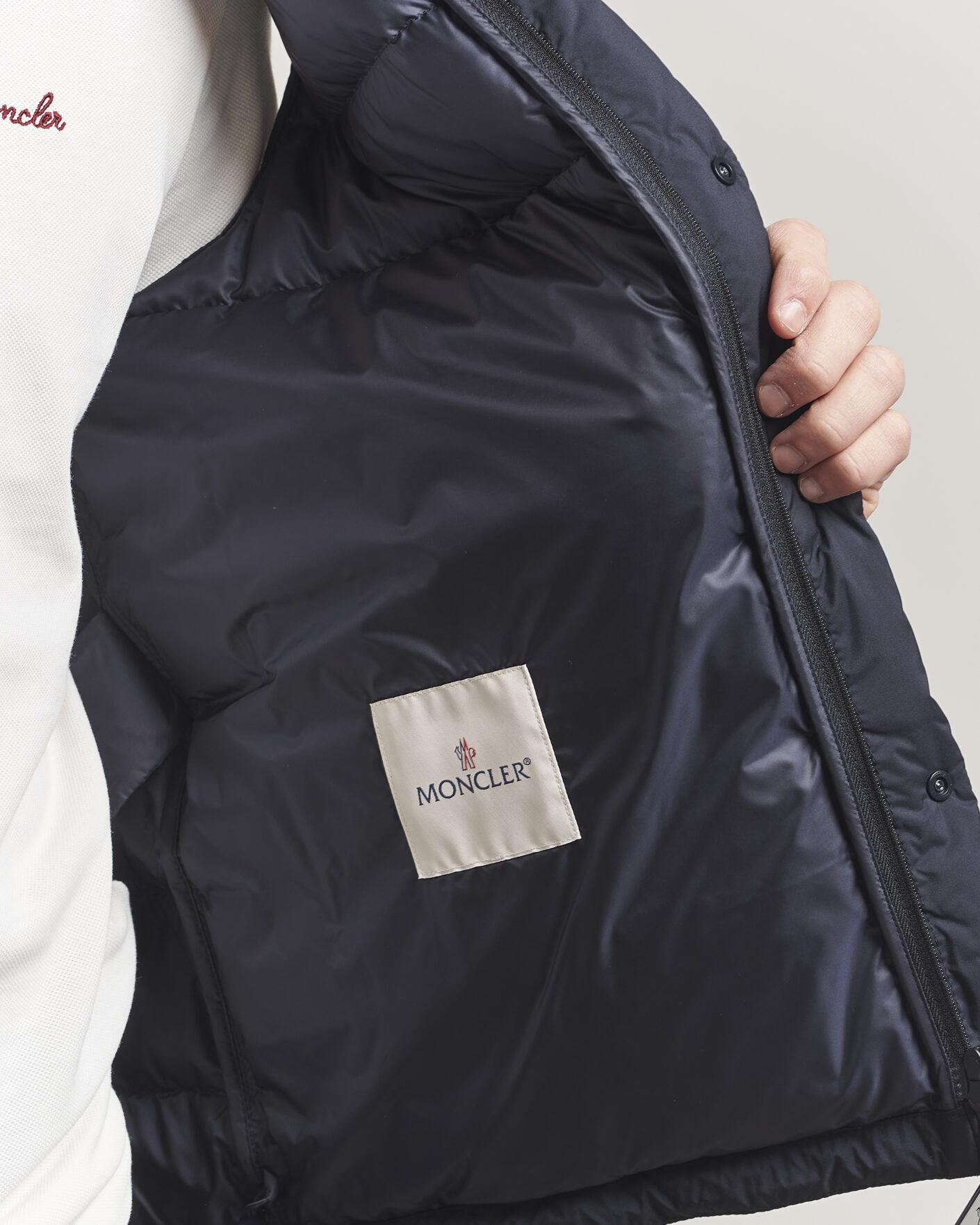 Men | Gilets | Moncler | Barthe Down Vest Navy