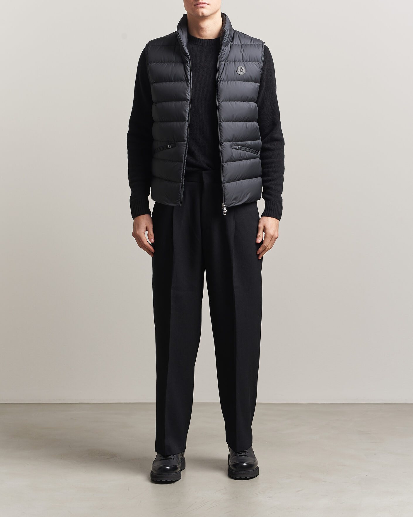 Men | Gilets | Moncler | Lechtal Down Vest Black