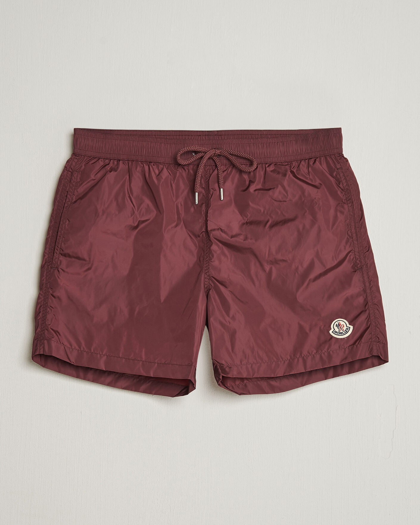 Men | Swimwear | Moncler | Nylon Swim Shorts Burgundy