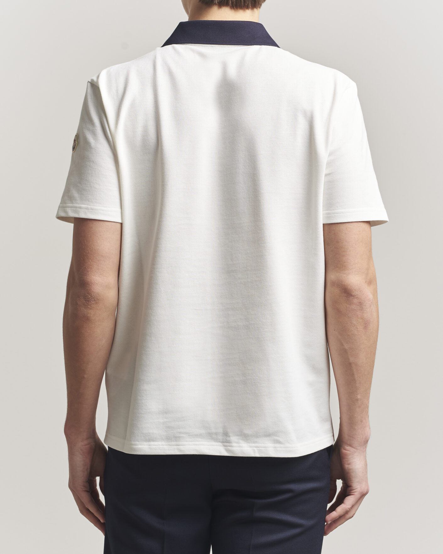 Men | Polo Shirts | Moncler | Signature Logo Polo Off White