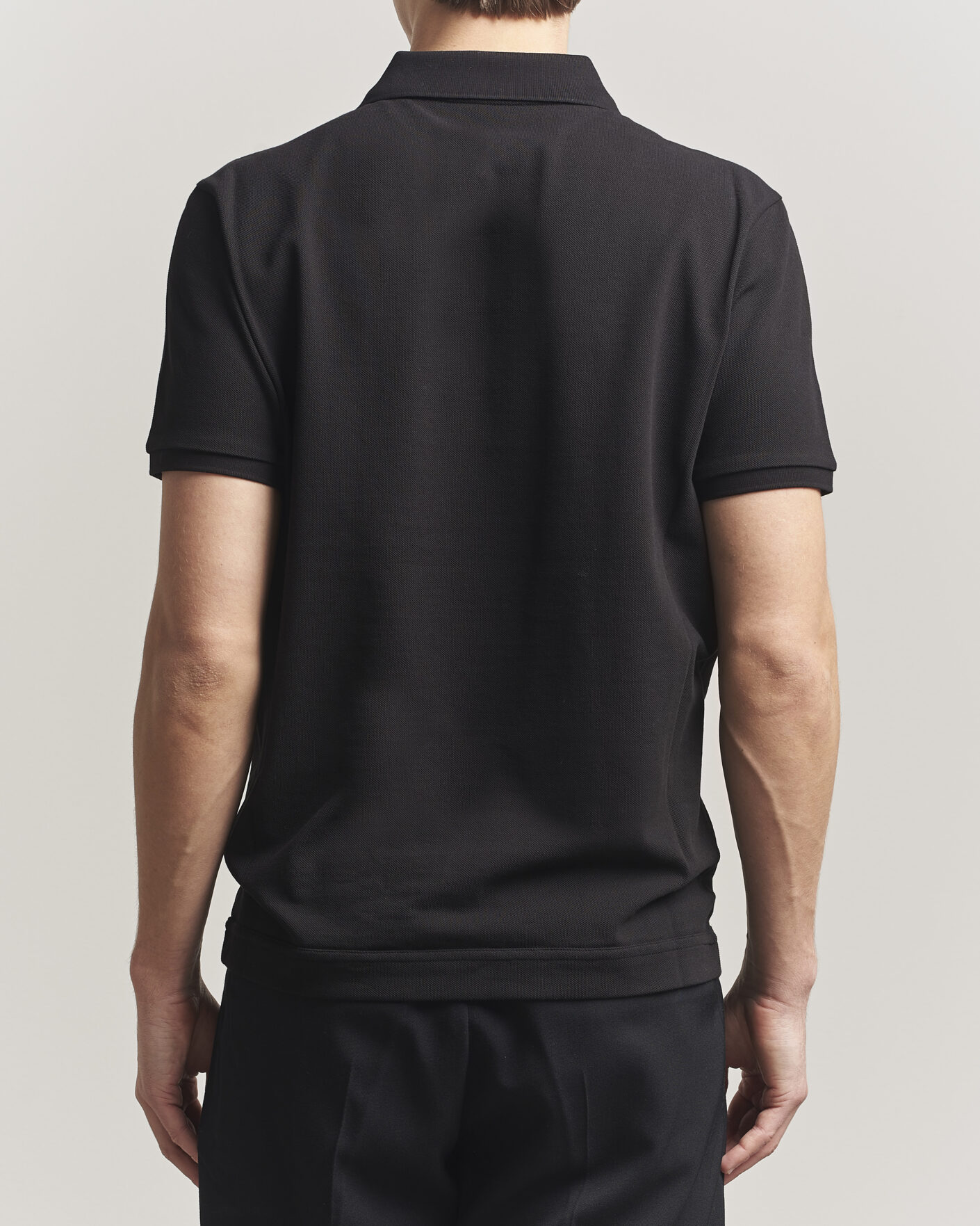 Men | Polo Shirts | Moncler | Luxury Logo Polo Black