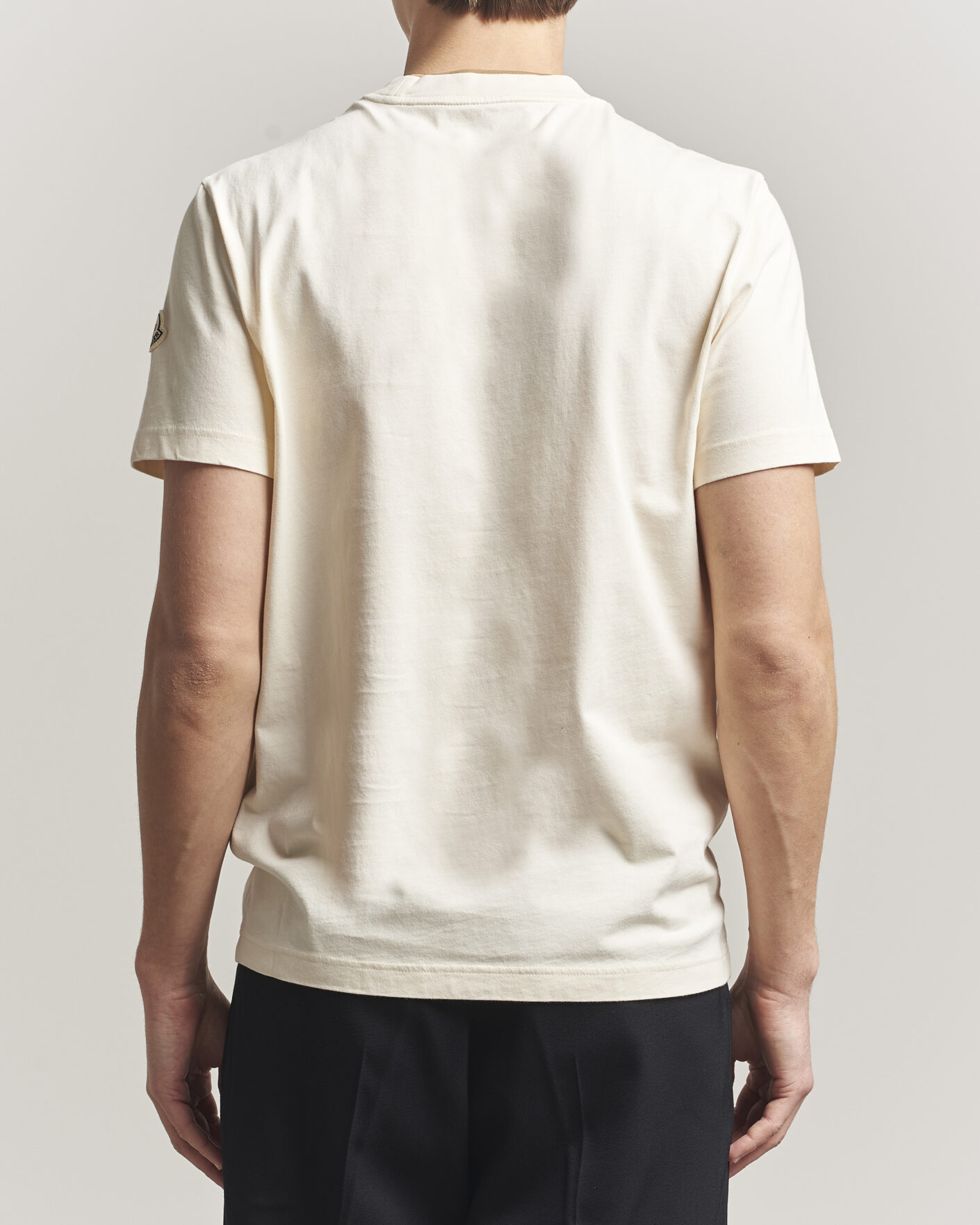 Men | T-Shirts | Moncler | Signature Logo T-Shirt Off White