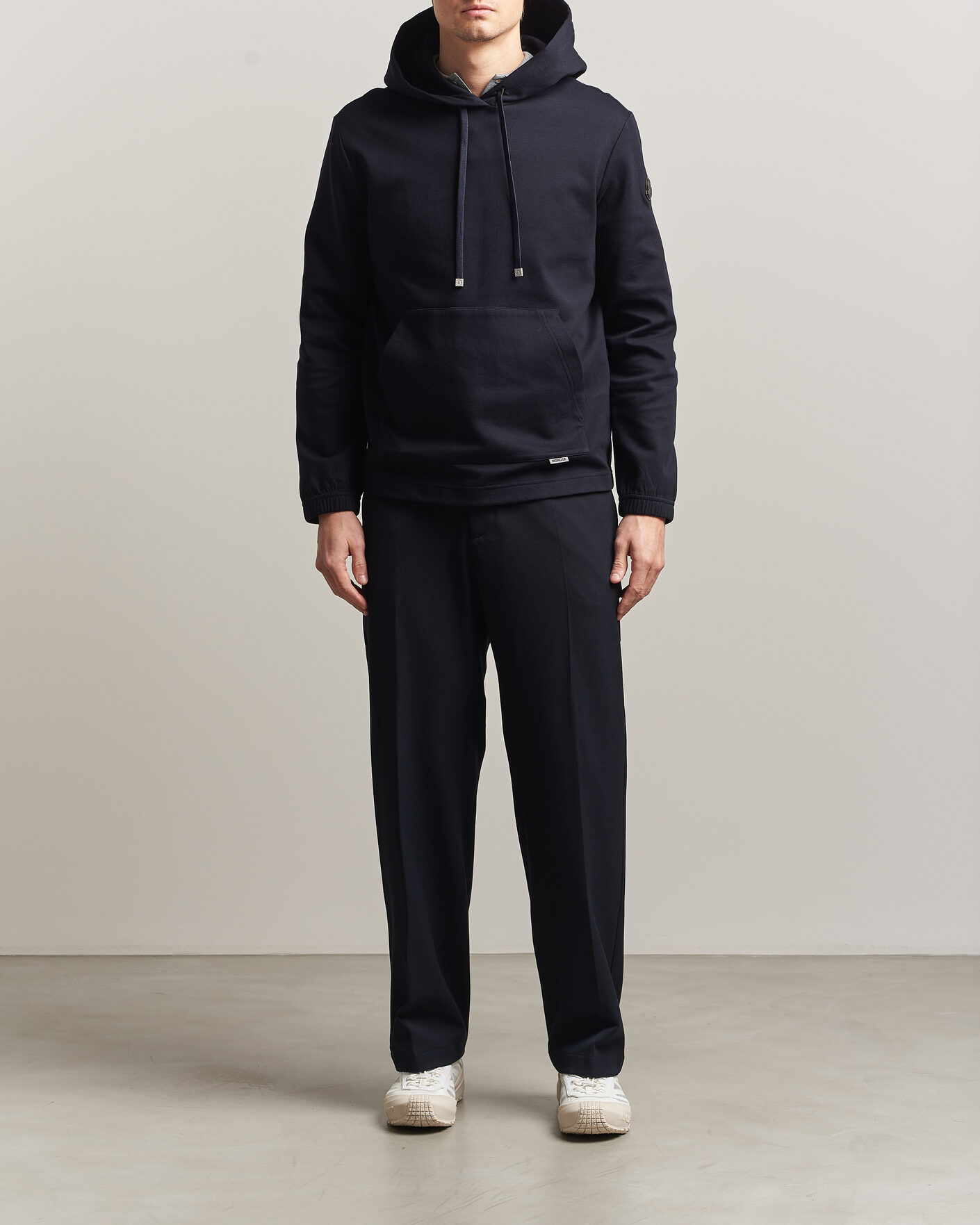 Men | Sweaters & Knitwear | Moncler | Luxury Sweat Hoodie Navy