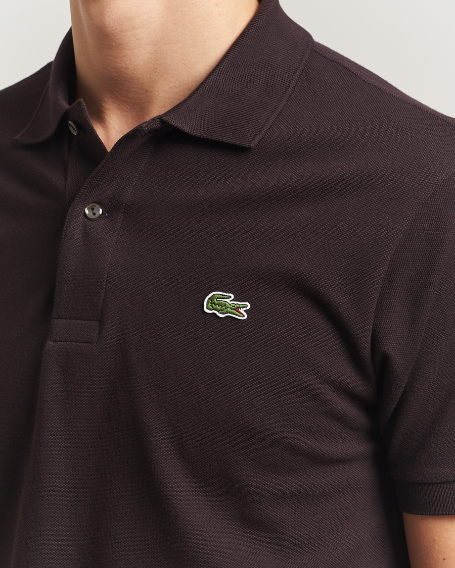 Lacoste Original Polo Piké Buffle Brown at CareOfCarl.com