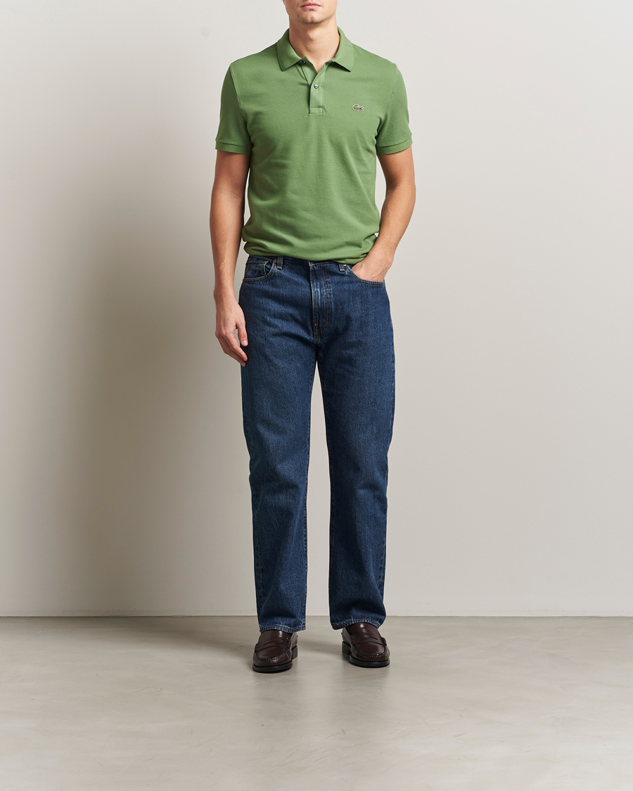 Men | Polo Shirts | Lacoste | Slim Fit Polo Piké Lettuce