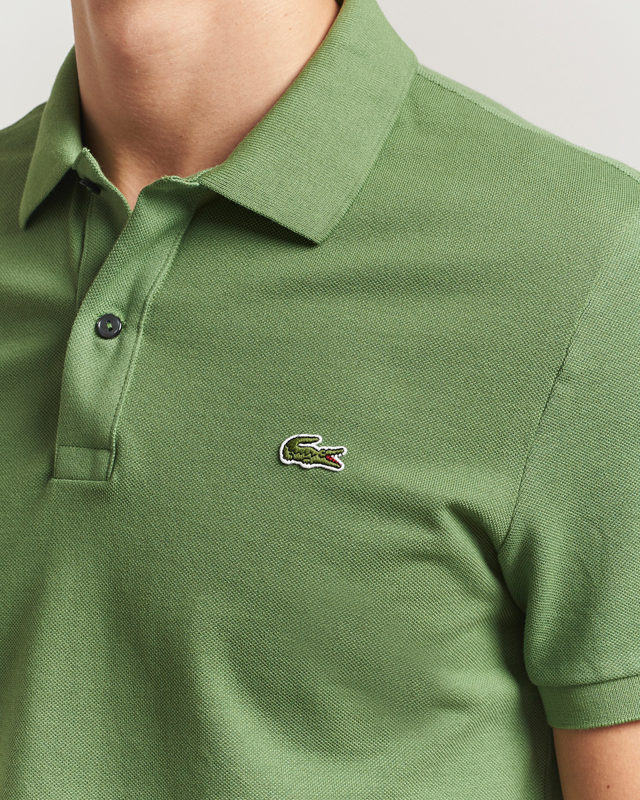 Men | Polo Shirts | Lacoste | Slim Fit Polo Piké Lettuce