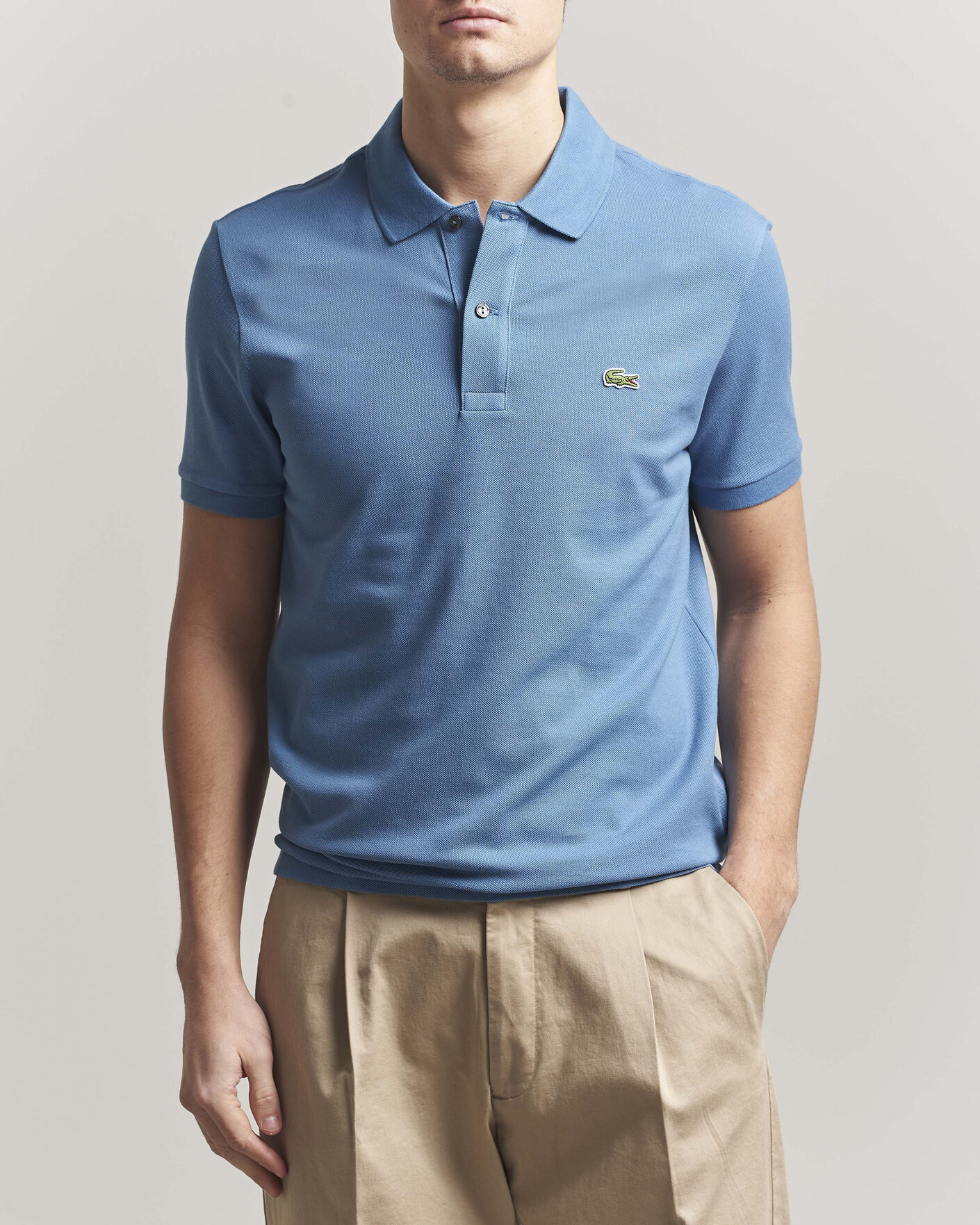 Men | Polo Shirts | Lacoste | Slim Fit Polo Piké Abyss Blue