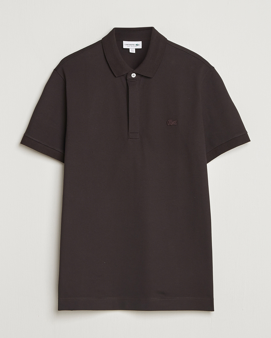 Lacoste Paris Polo Piké Buffle Brown at CareOfCarl.com