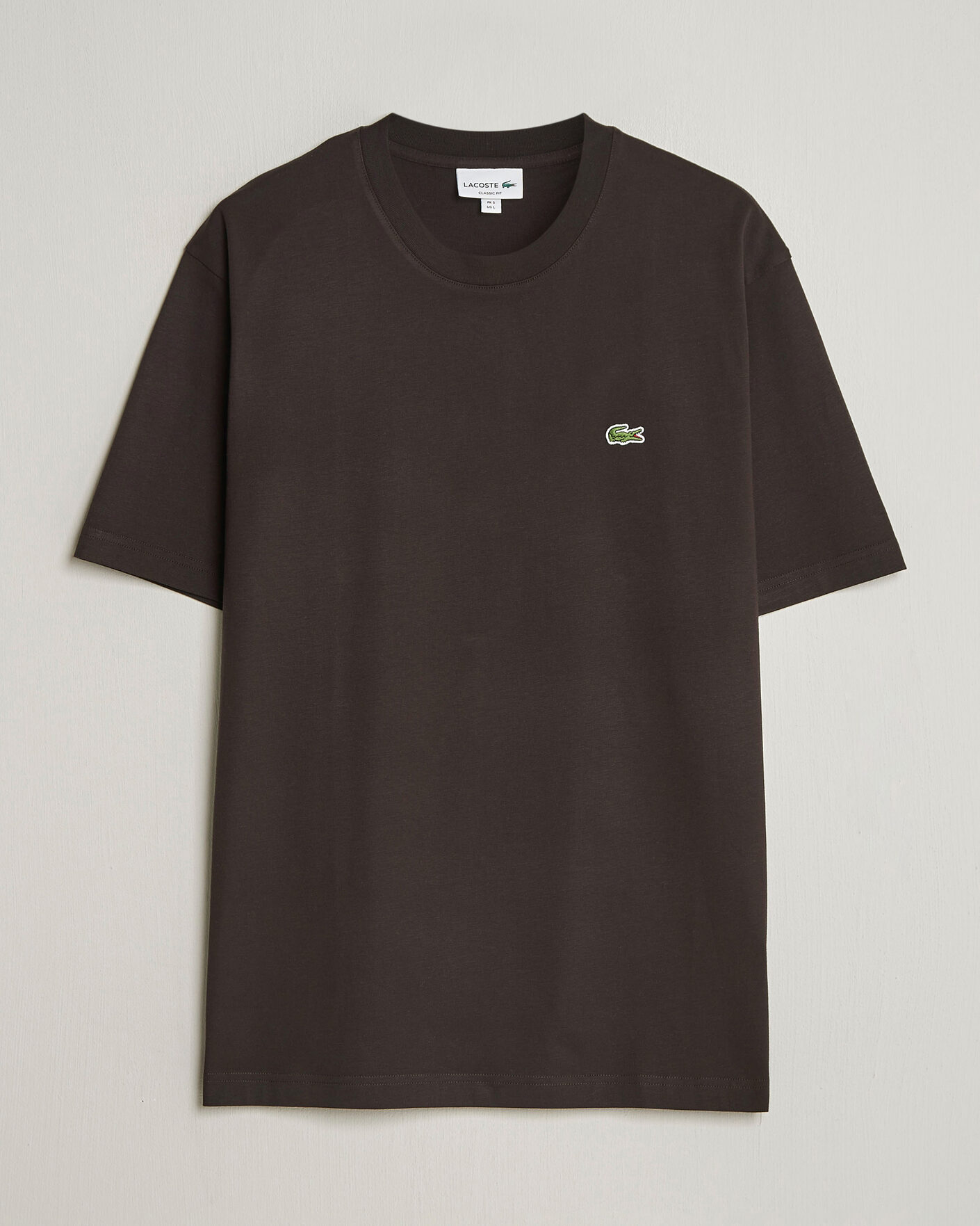 Men | T-Shirts | Lacoste | Crew Neck T-Shirt Buffle Brown