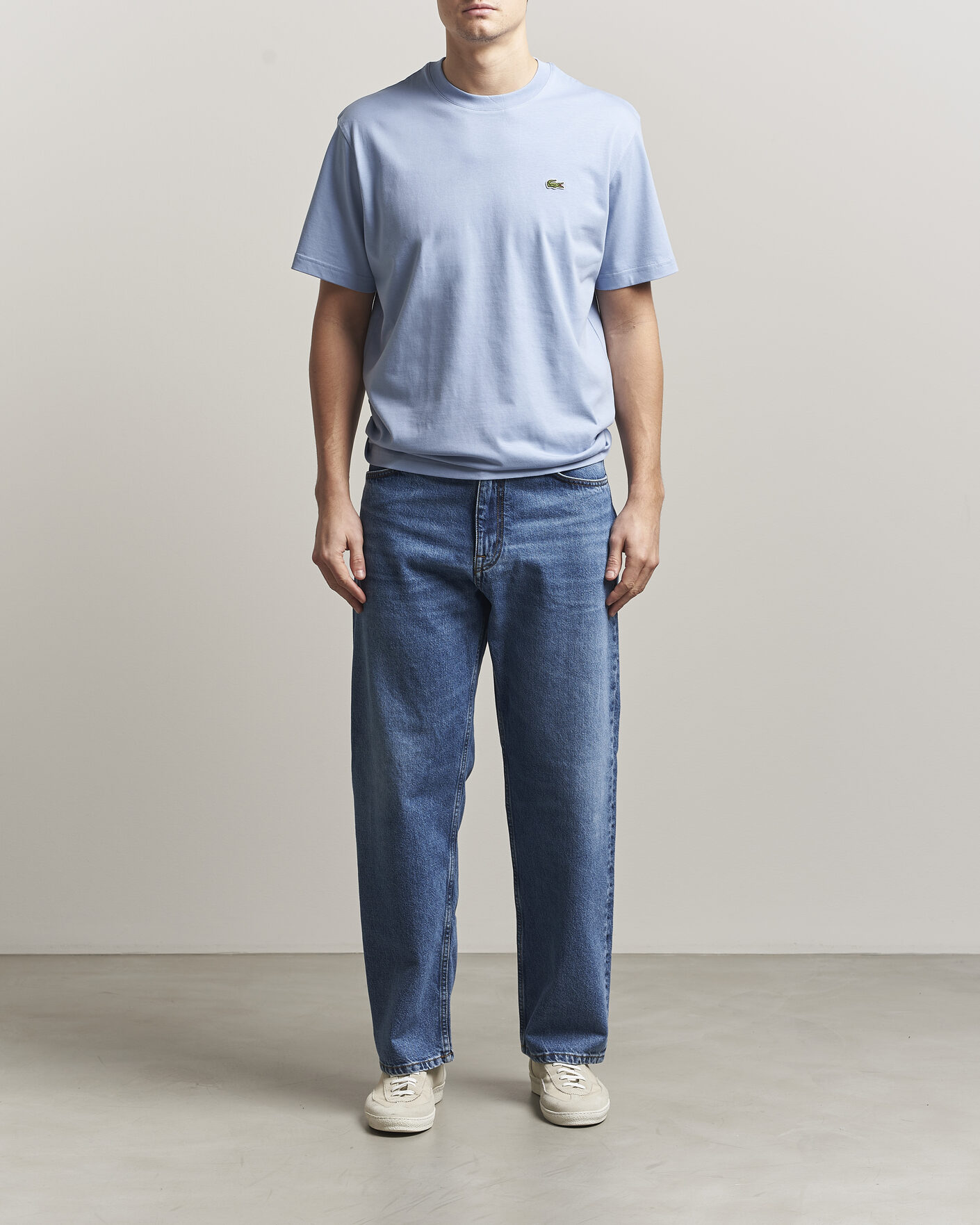 Men | T-Shirts | Lacoste | Crew Neck T-Shirt Aphylla Blue