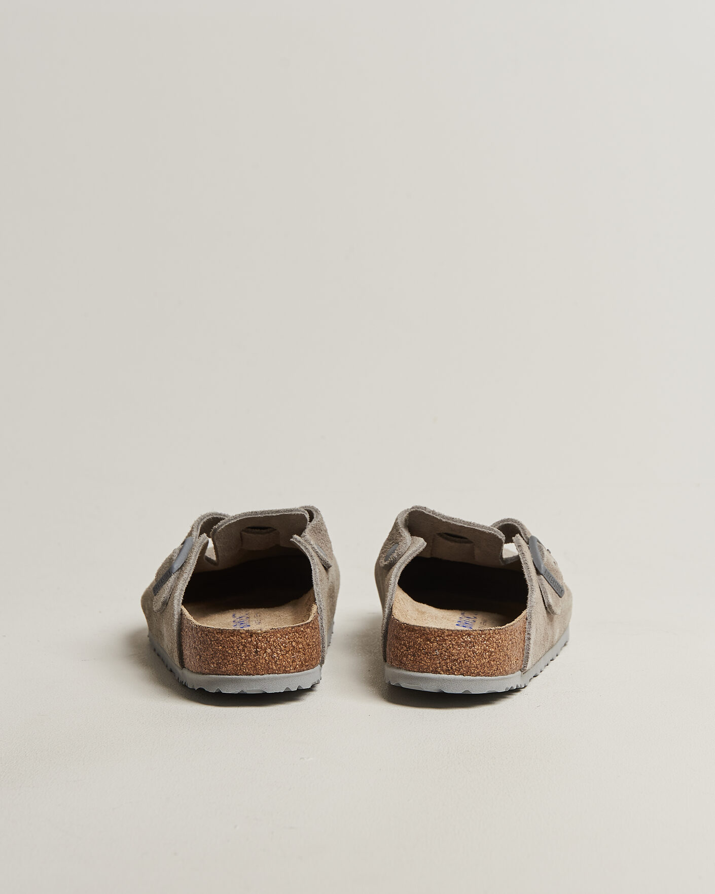 Men | Sandals & Slides | BIRKENSTOCK | Boston Soft Footbed Stone Coin Suede