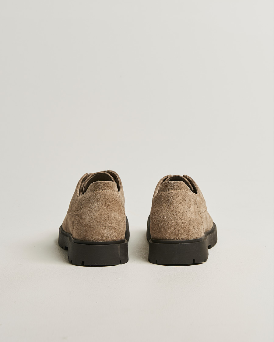Men | Oxford Shoes | BIRKENSTOCK | Highwood Moc Lace Gray Taupe Suede