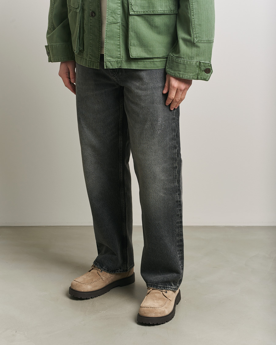 BIRKENSTOCK Highwood Moc Oxford Gray Taupe Suede at CareOfCarl.com