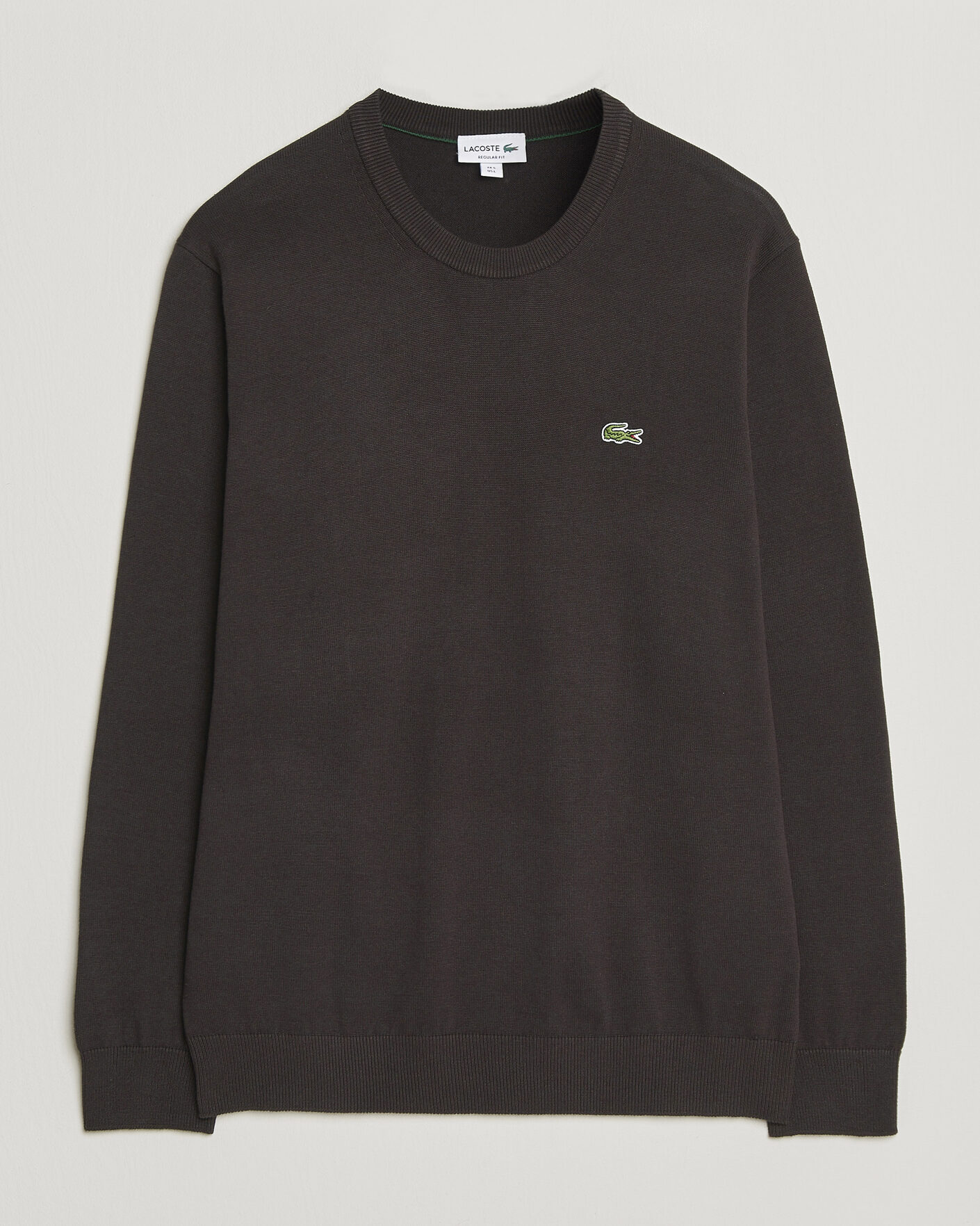 Men | Sweaters & Knitwear | Lacoste | Cotton Knitted Sweater Buffalo Brown