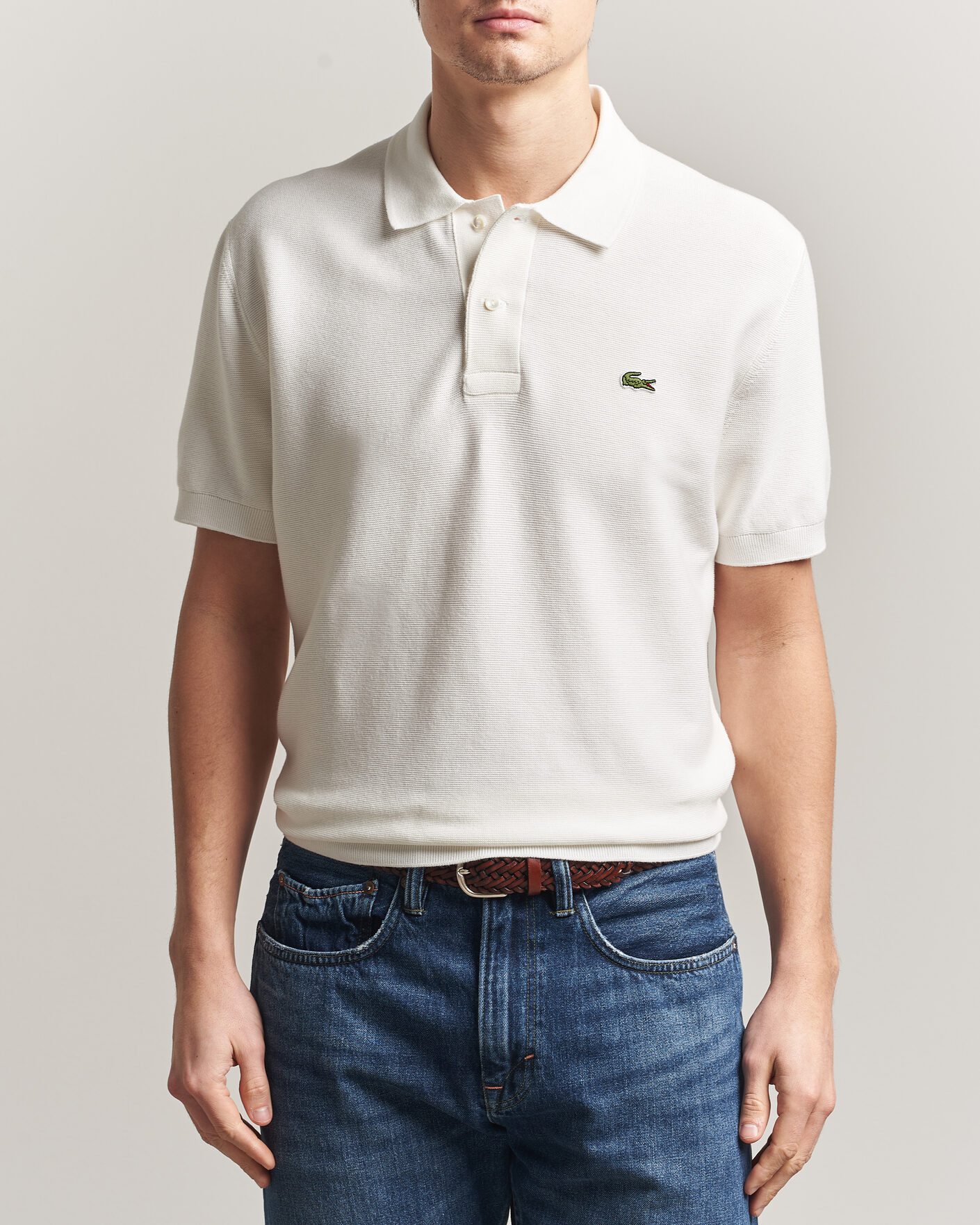 Men | Polo Shirts | Lacoste | Cotton Knitted Polo Flour