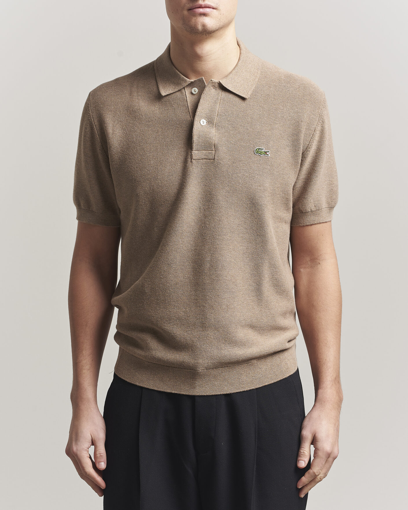 Men | Polo Shirts | Lacoste | Cotton Knitted Polo Viennois Heather