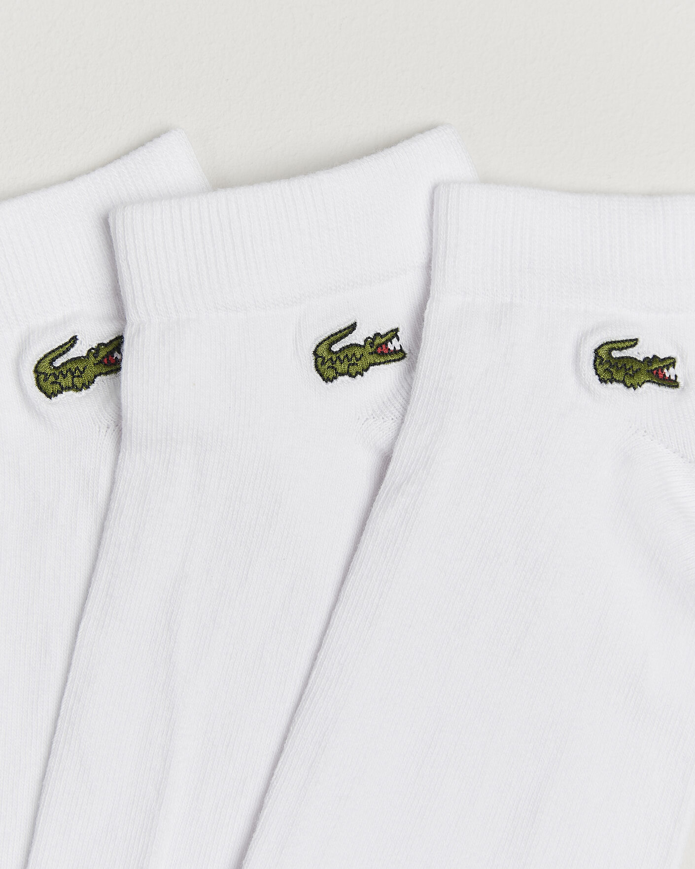 Men | Underwear & Socks | Lacoste | 3-Pack Short Sport Socks White