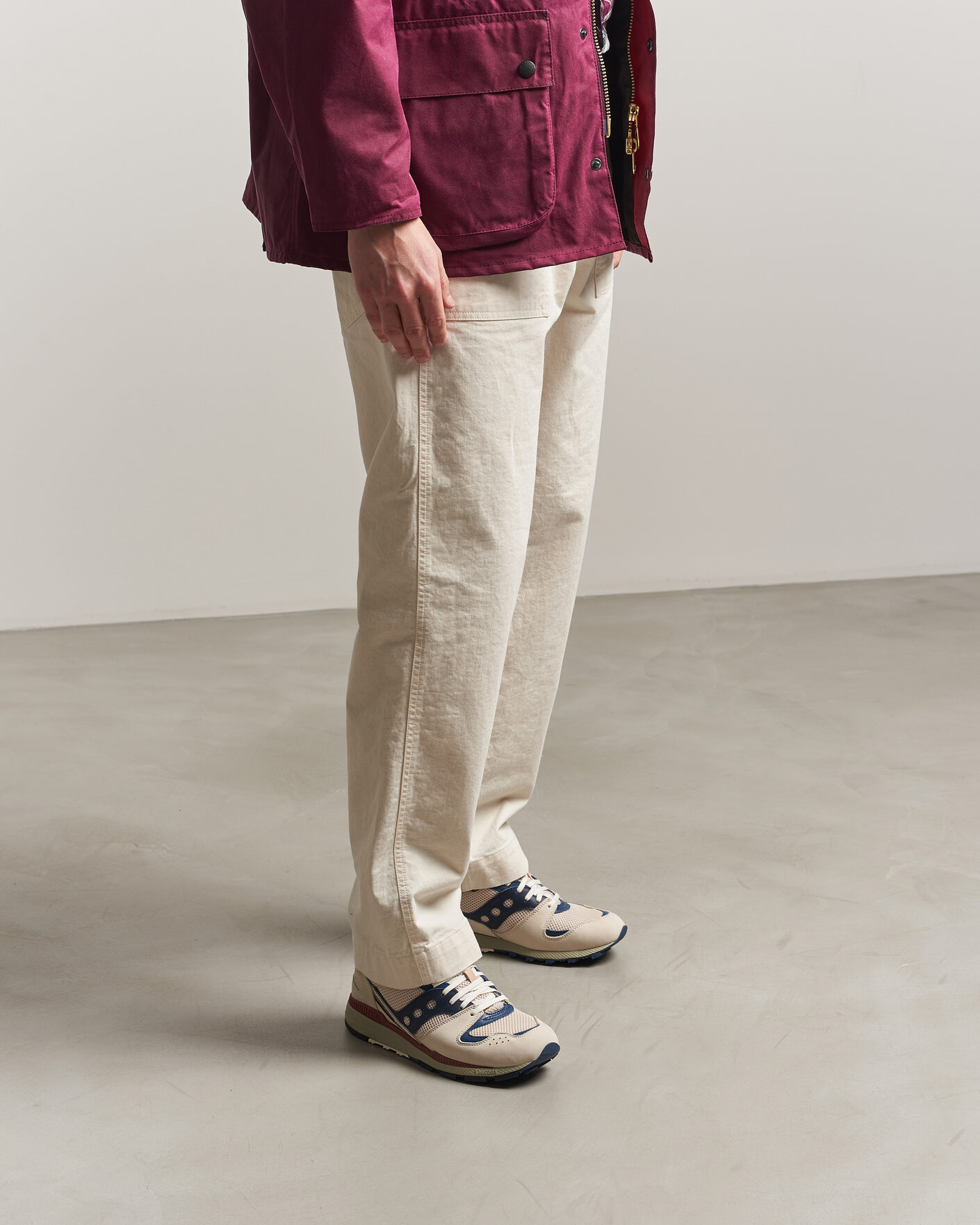 Men | Sneakers | Saucony | Azura Lux Running Sneaker Tofu/Dress Blue