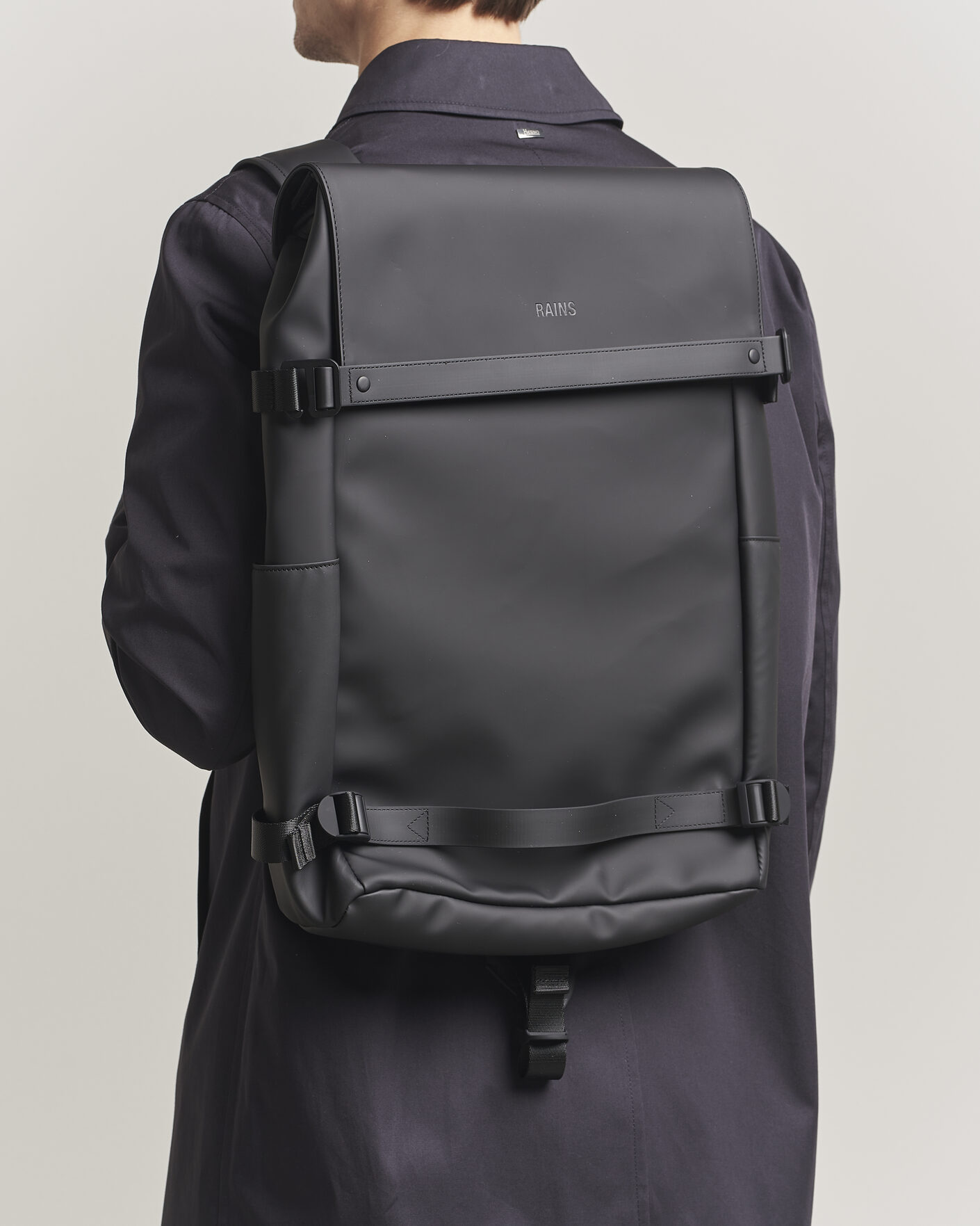Men | Bags | RAINS | OTG Backpack Black