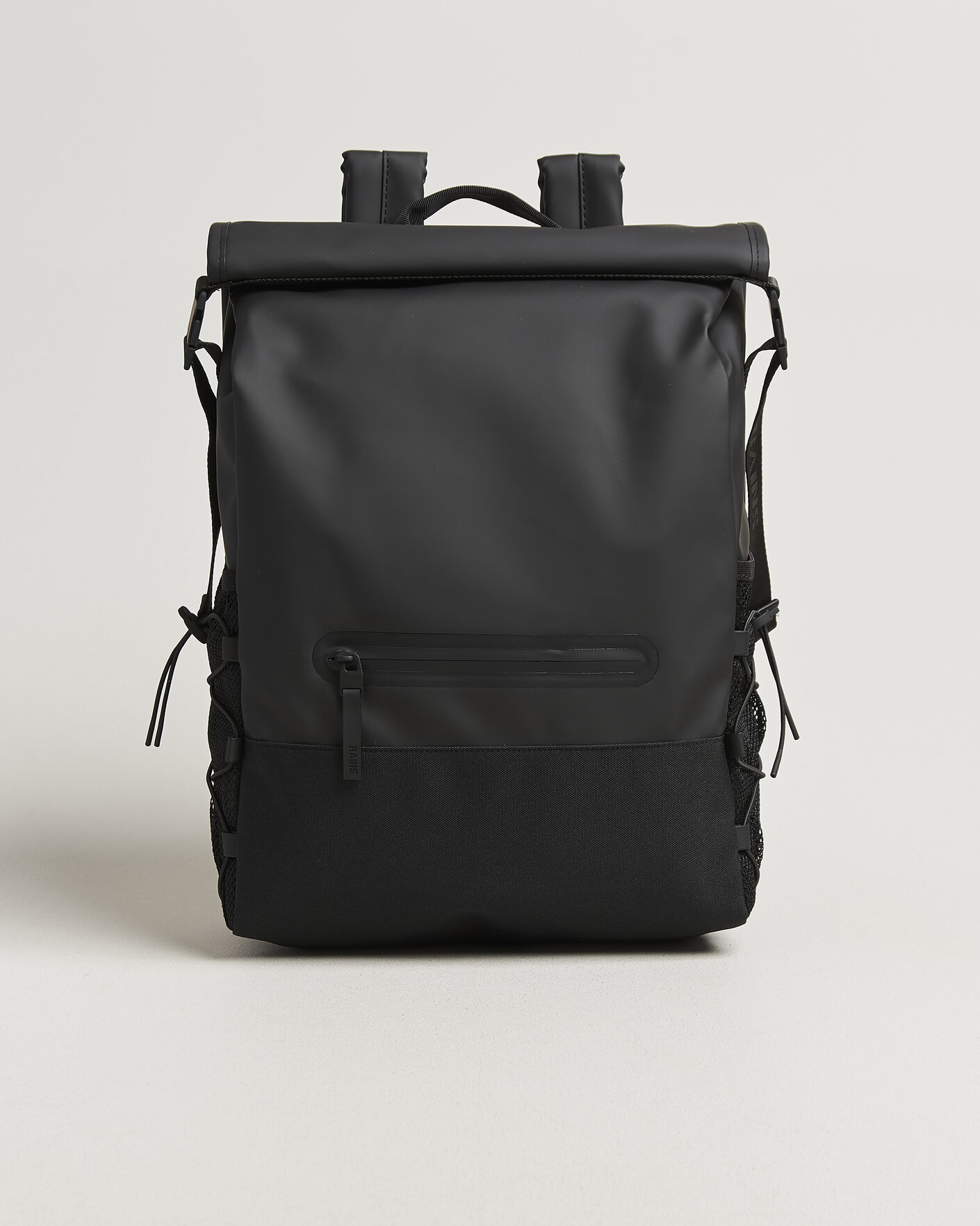 Men | Bags | RAINS | Trail Mountaineer Rolltop Backpack Black