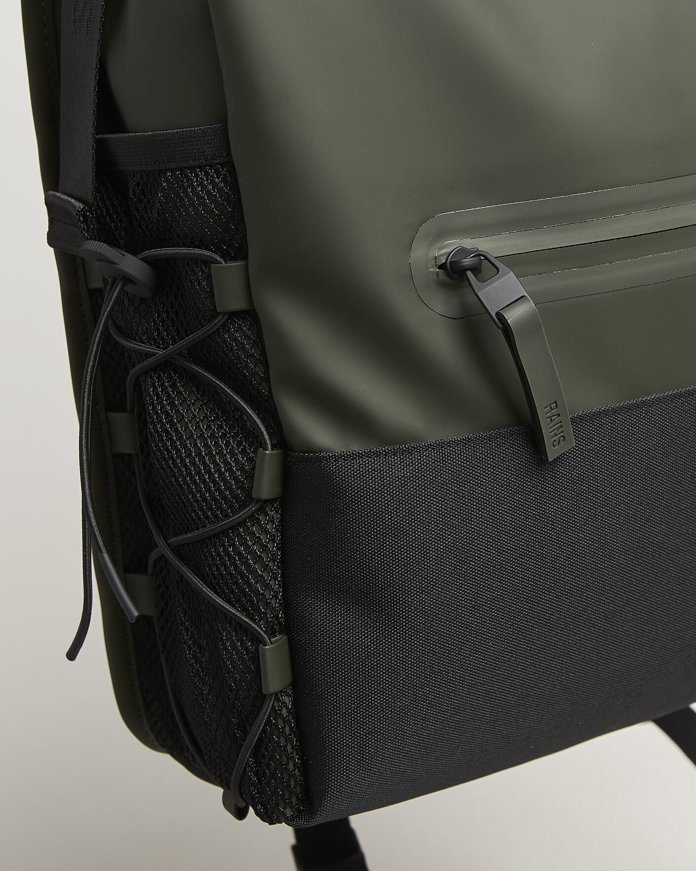 Men | Bags | RAINS | Trail Mountaineer Rolltop Backpack Green