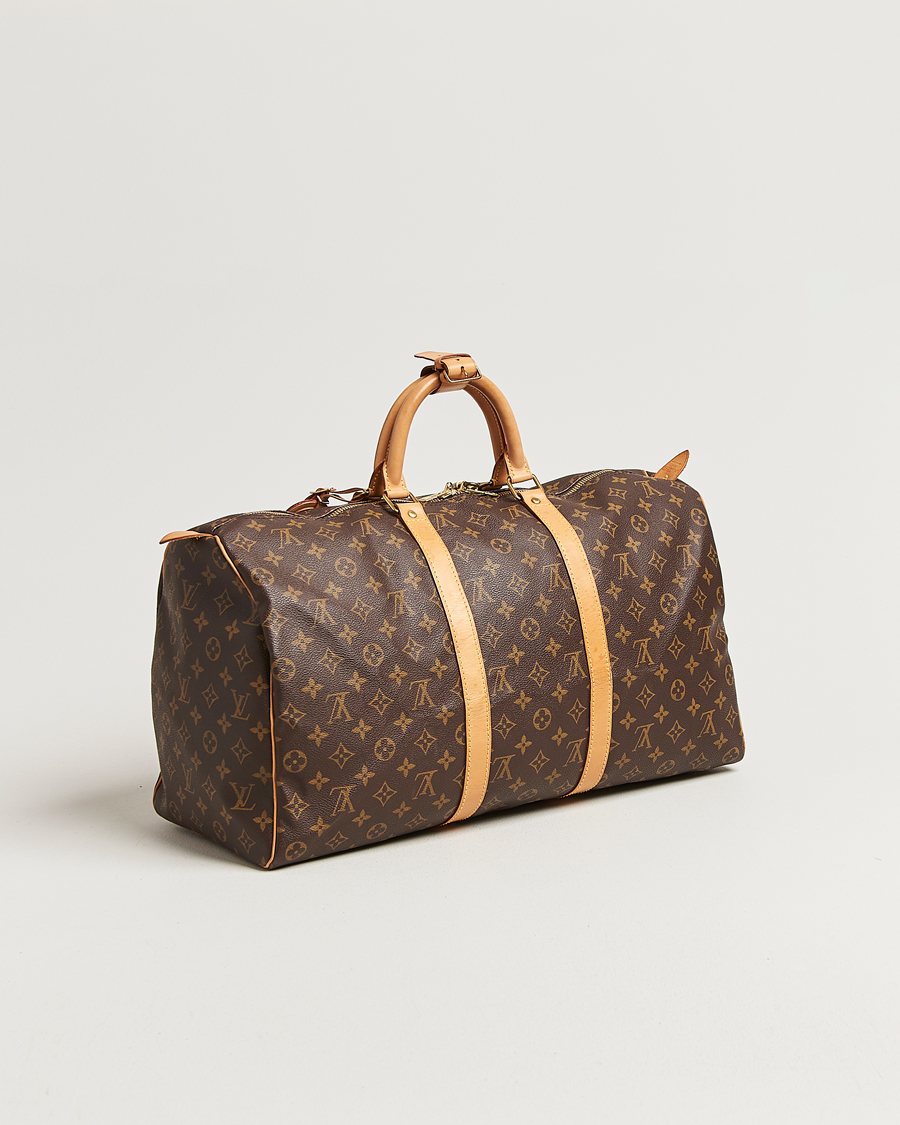 Men | Pre-Owned & Vintage Bags | Louis Vuitton Pre-Owned | Keepall 50 Monogram
