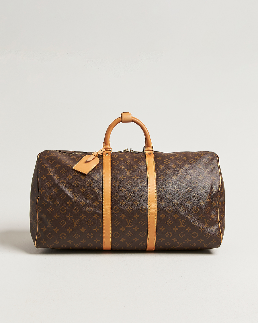 Men | Pre-Owned & Vintage Bags | Louis Vuitton Pre-Owned | Keepall 55 Monogram