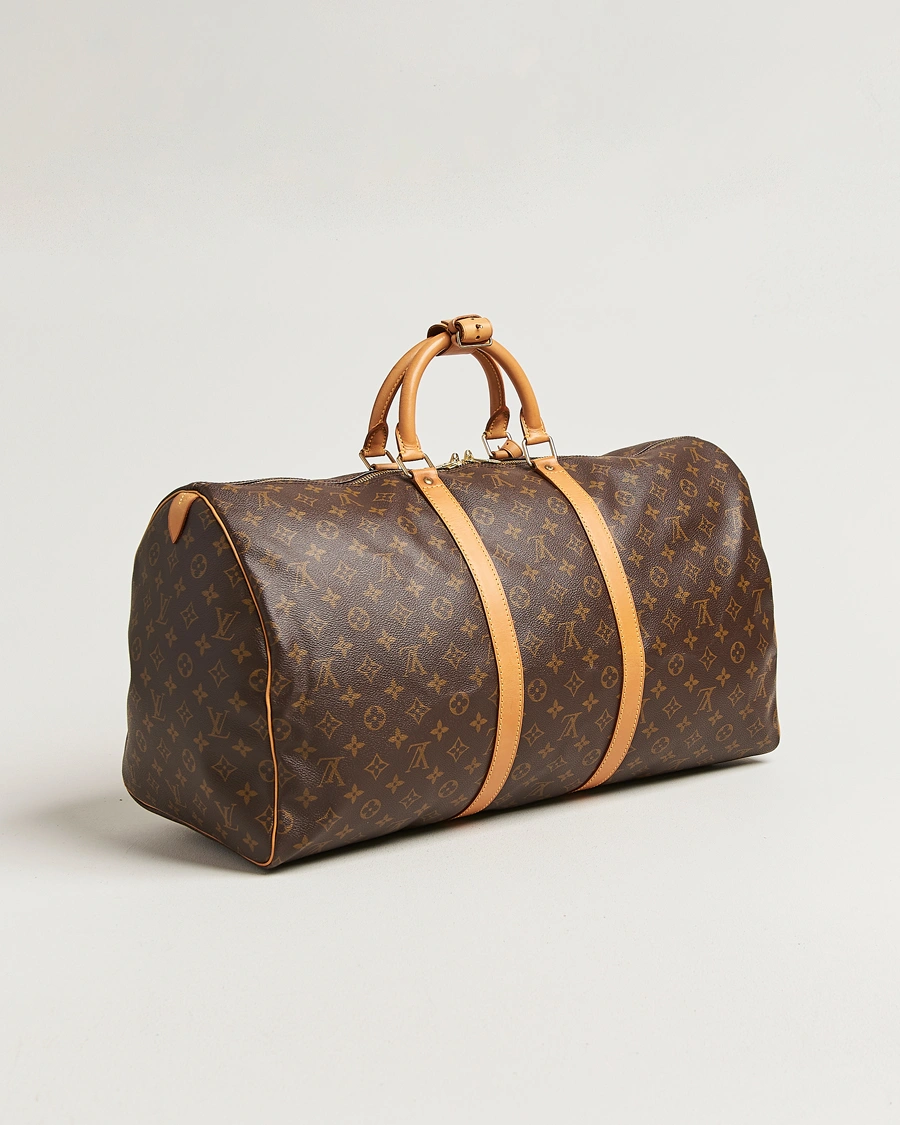 Men | Pre-Owned & Vintage Bags | Louis Vuitton Pre-Owned | Keepall 55 Monogram