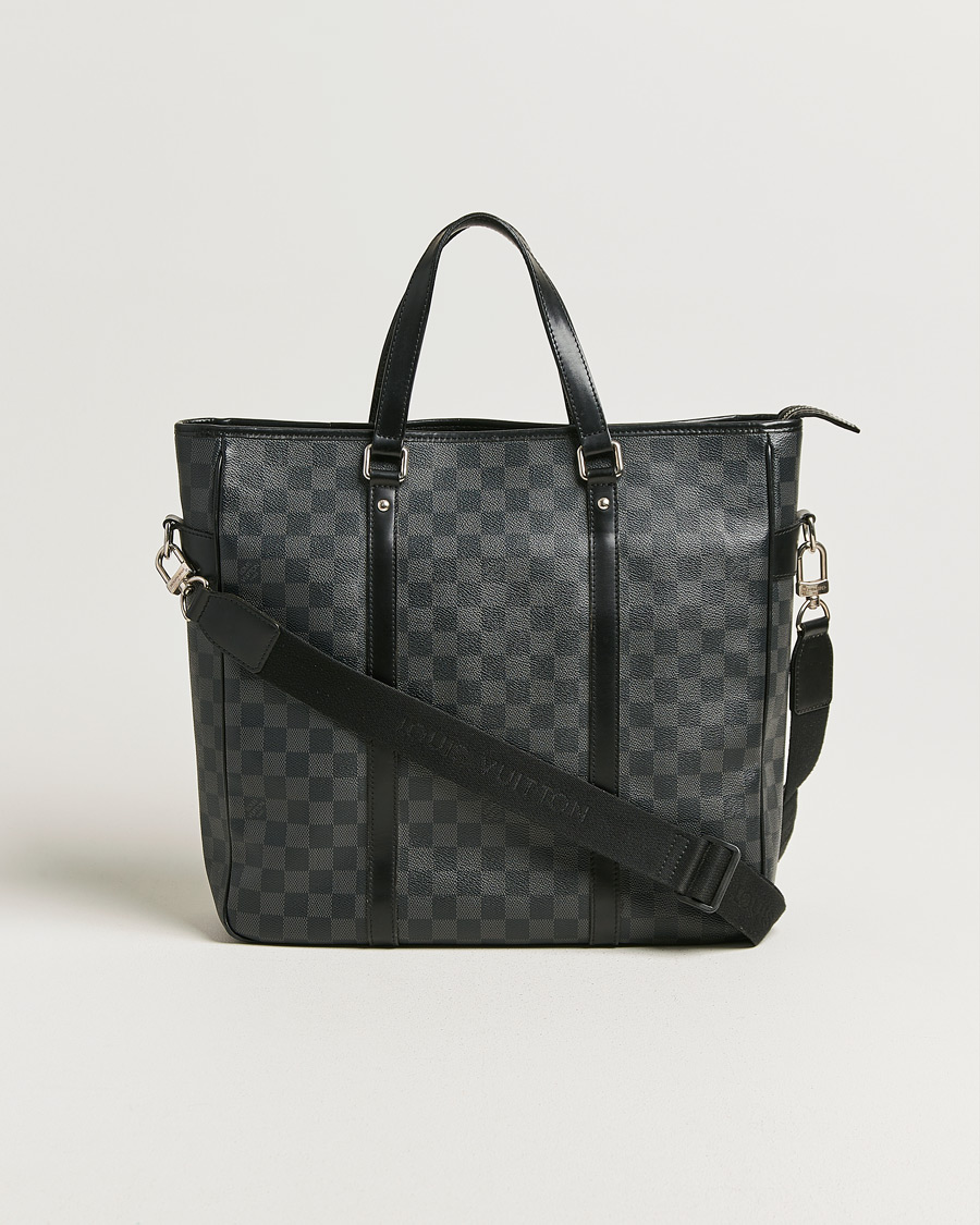 Men | Pre-Owned & Vintage Bags | Louis Vuitton Pre-Owned | Tadao Tote Bag Damier Graphite