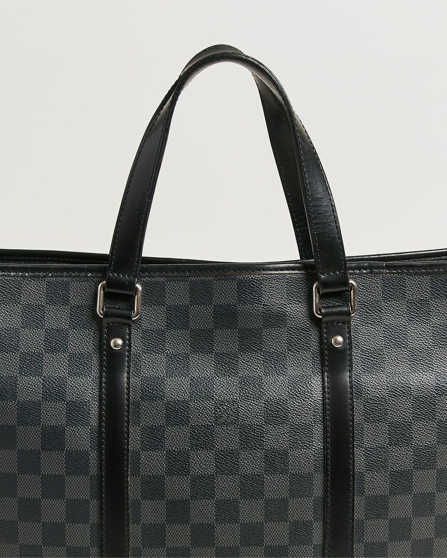 Men | Pre-Owned & Vintage Bags | Louis Vuitton Pre-Owned | Tadao Tote Bag Damier Graphite
