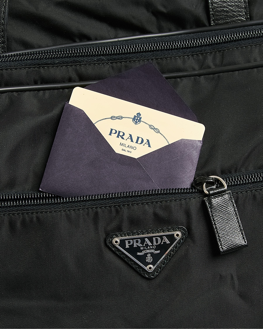 Men | Pre-Owned & Vintage Bags | Prada Pre-Owned | Tessuto Nylon Document Bag Black