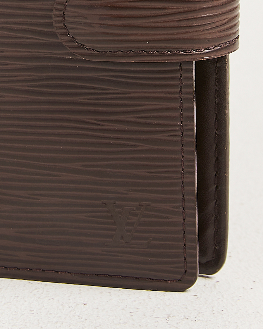 Men | Pre-Owned & Vintage Bags | Louis Vuitton Pre-Owned | Small Ring Agenda Cover Epi Leather Brown