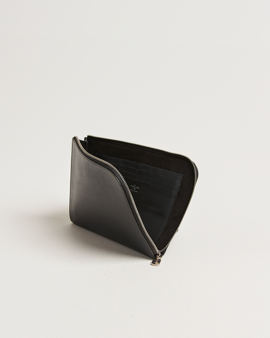 Men | Pre-Owned & Vintage Bags | Louis Vuitton Pre-Owned | Porte Documents Epi Leather Black