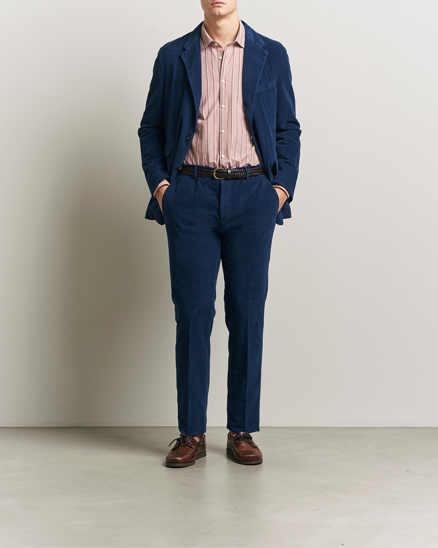 Canali Super 130s Wool Capri Suit Navy at CareOfCarl.com