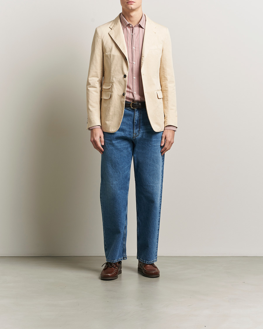 Men | Blazers | Massimo Alba | Sloop Cotton Blazer Light Beige