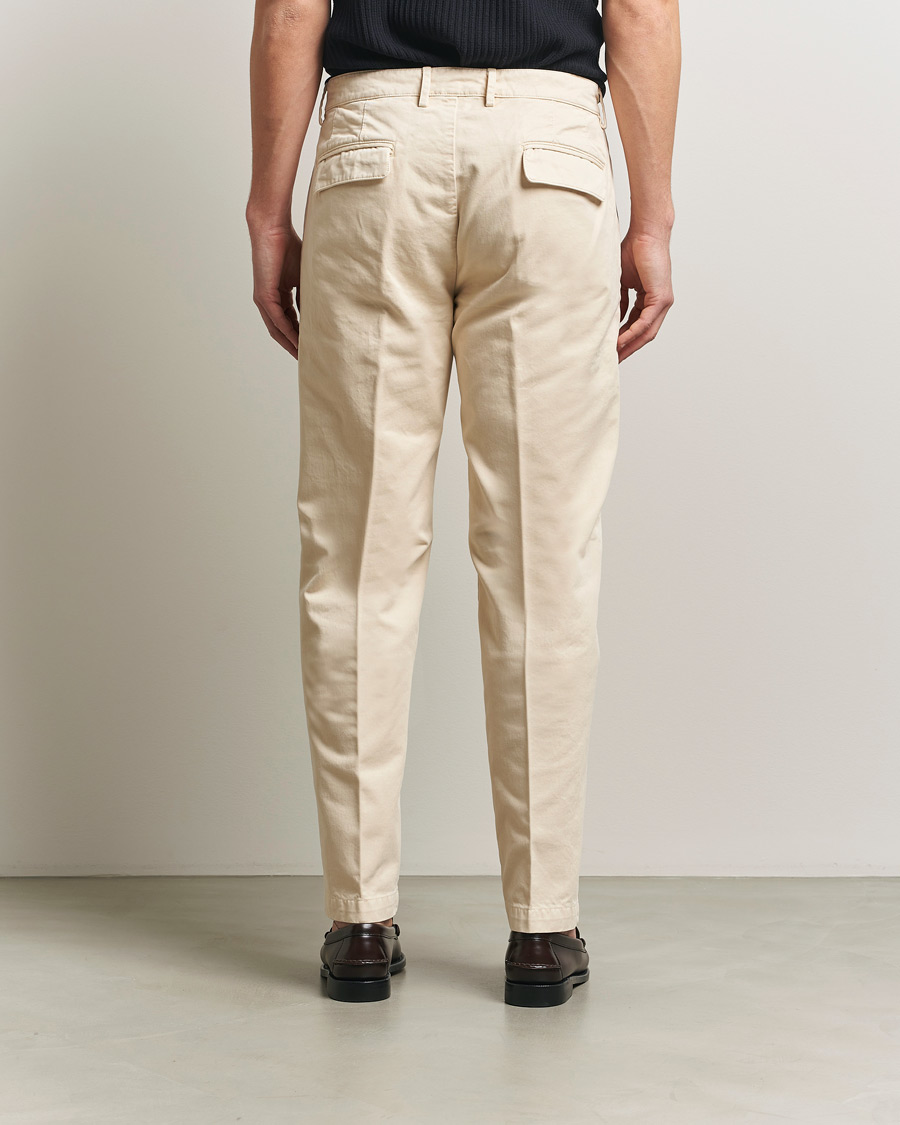Men | Trousers | Massimo Alba | Ionio Cotton Trousers Light Beige