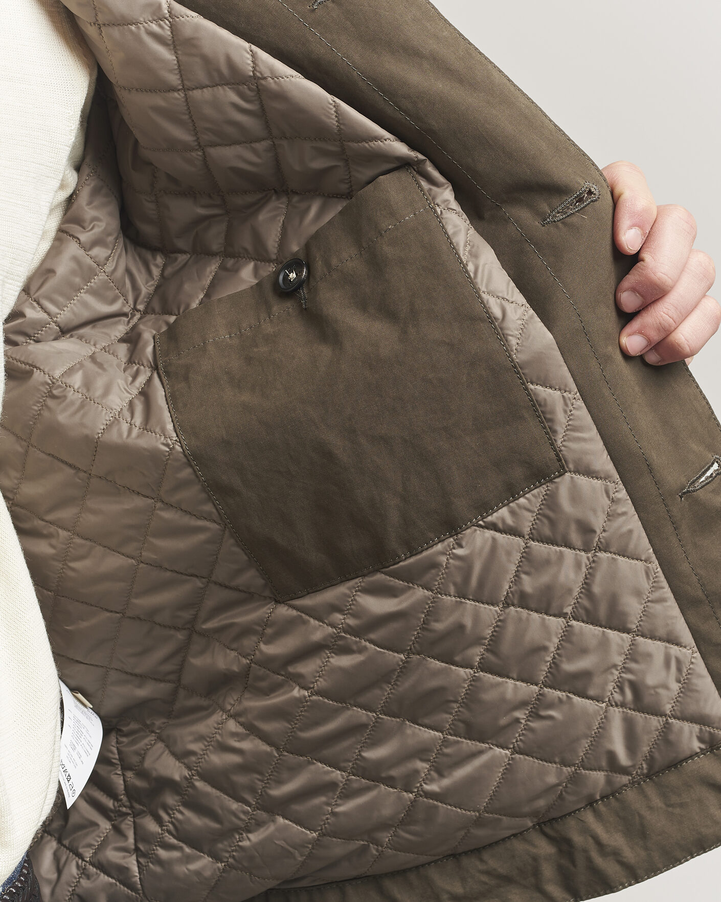 Men | Coats & Jackets | Massimo Alba | Lined Cotton Bomber Jacket Hunter