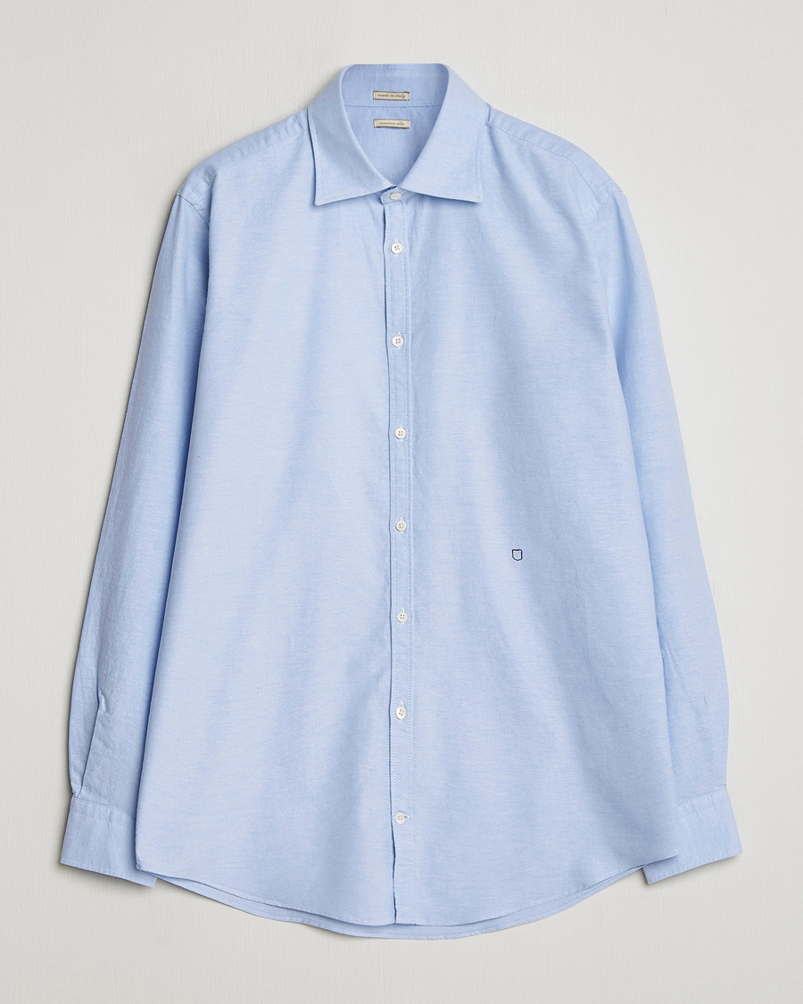 Men | Shirts | Massimo Alba | Genova Oxford Shirt Sky Blue