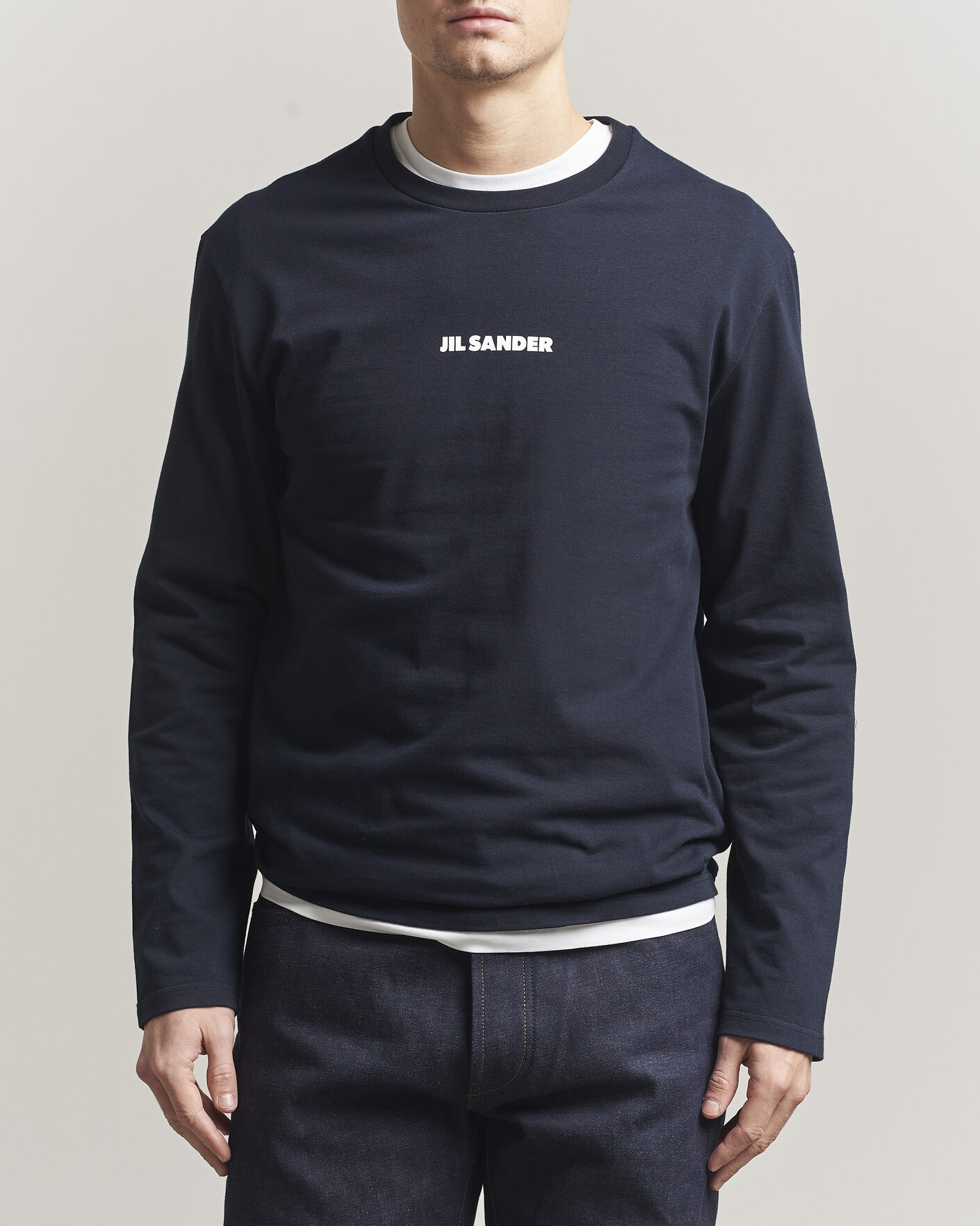 【美品】JIL SANDER NAVY カットソー ジルサンダー Jil Sander JIL SANDER 長袖 Tシャツ J22GC0236 J20103