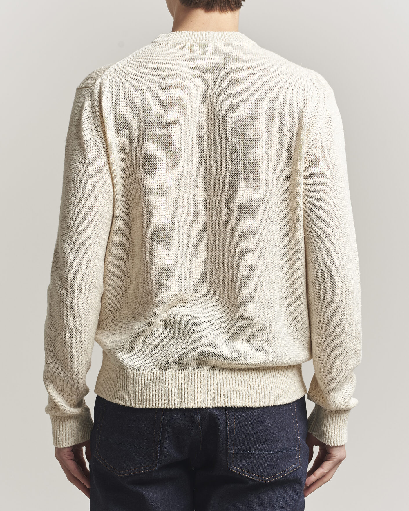 Men | Sweaters & Knitwear | Jil Sander | Silk Blend Crew Neck Sweater Sand