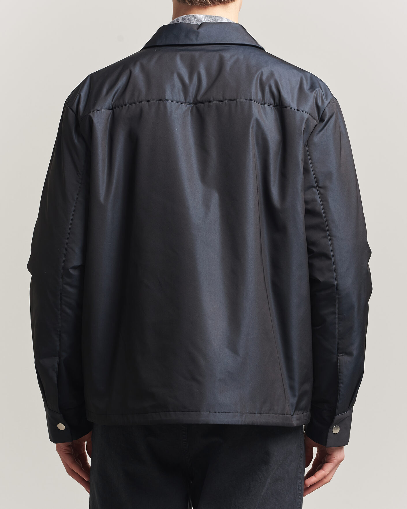 Men | Coats & Jackets | Jil Sander | Nylon Zip Jacket Navy