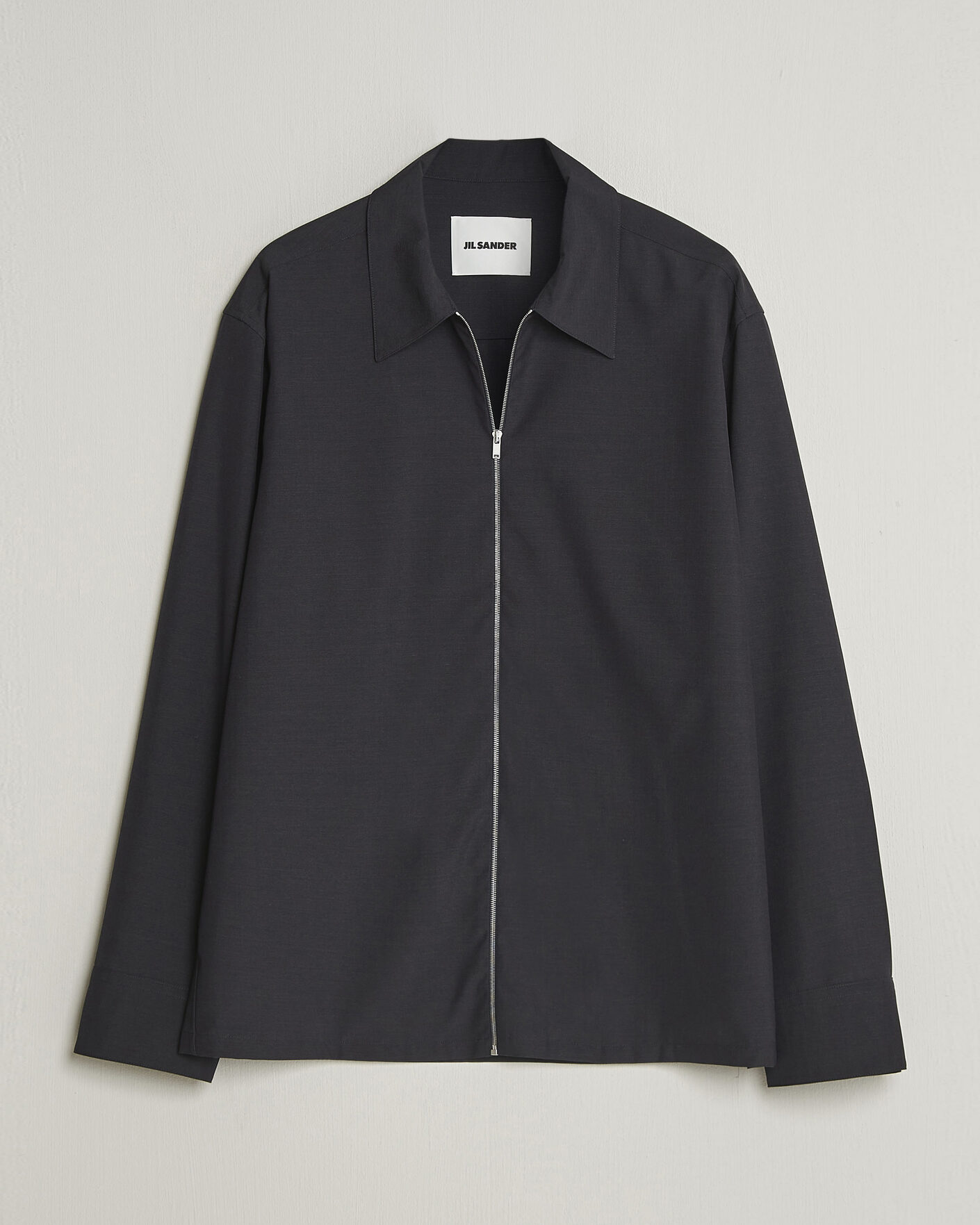 Jil Sander Zip Shirt Blouson Navy at CareOfCarl.com