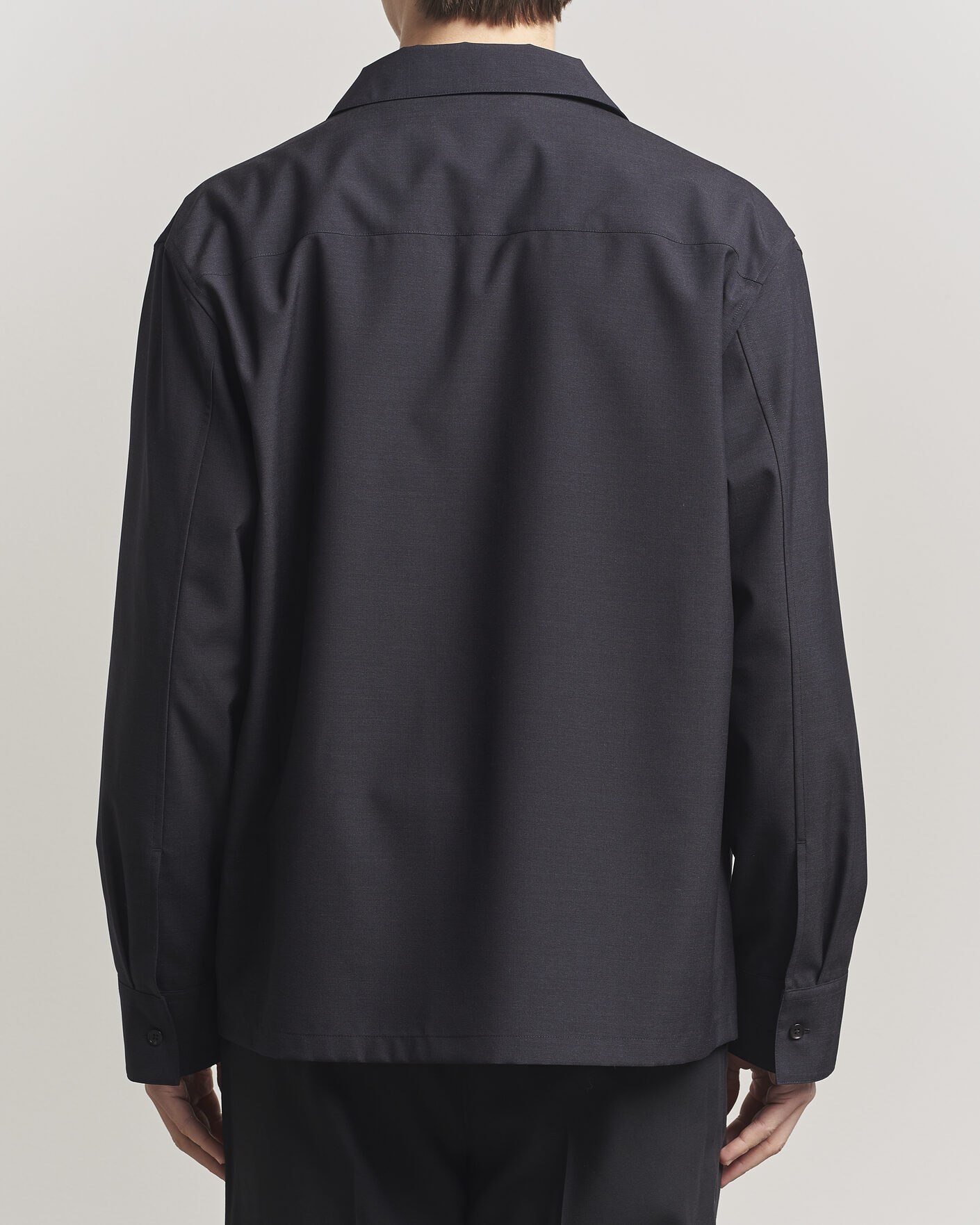 Jil Sander Zip Shirt Blouson Navy at CareOfCarl.com