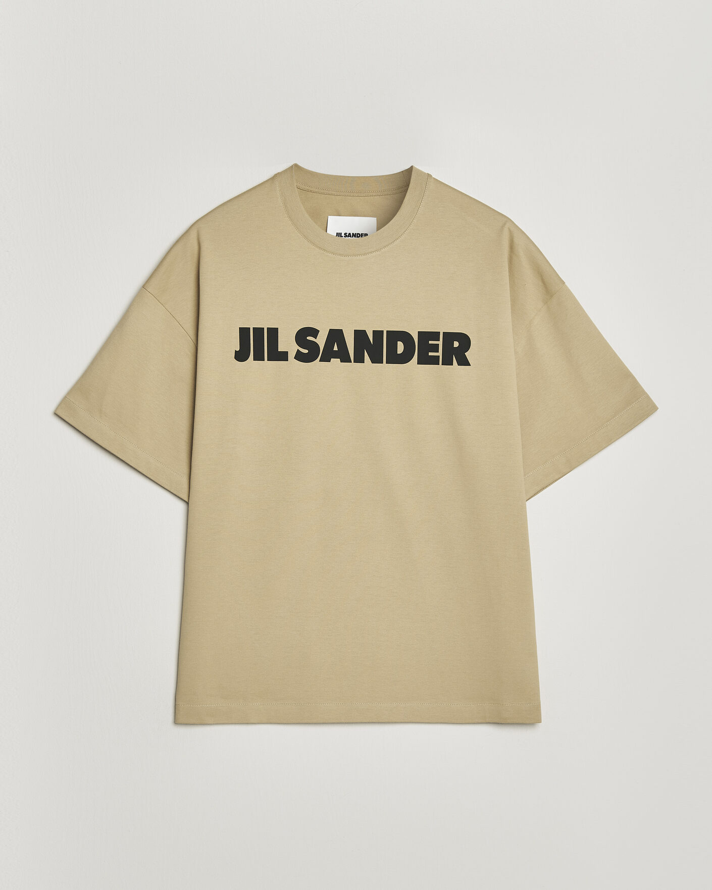 Men | T-Shirts | Jil Sander | Short Sleeve Logo T-Shirt  Khaki