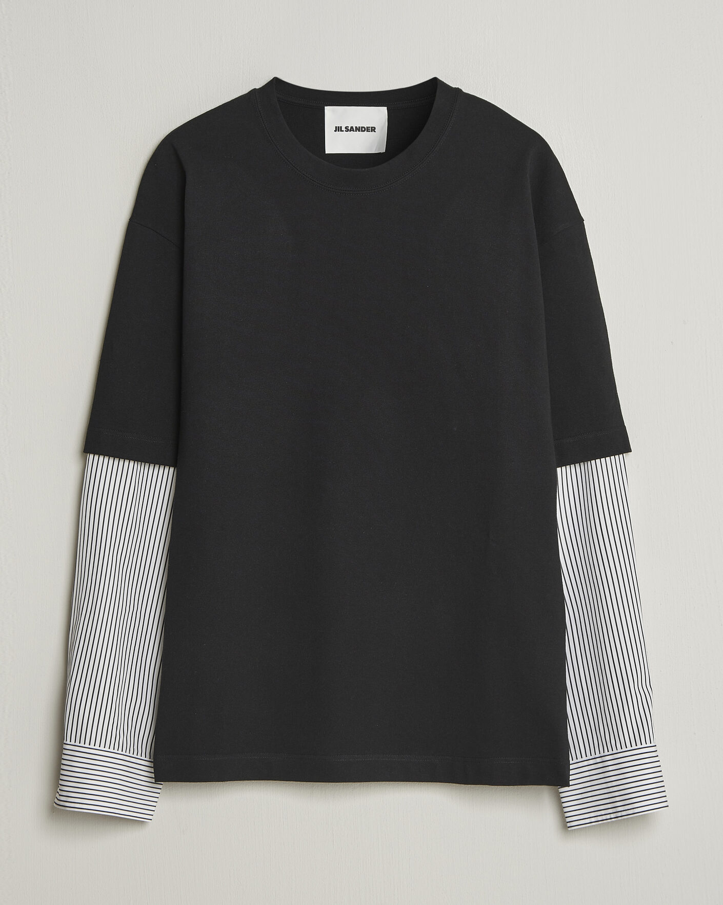 Jil Sander Long Sleeve T-Shirt Black at CareOfCarl.com