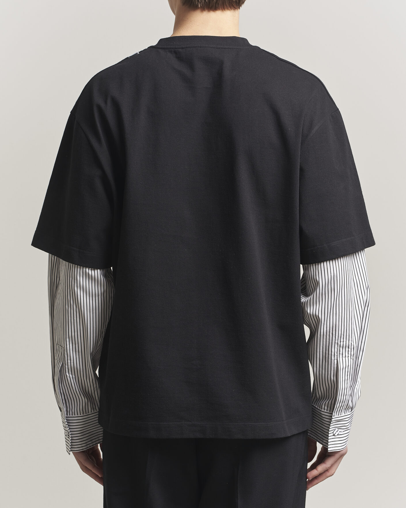 Jil Sander Long Sleeve T-Shirt Black at CareOfCarl.com