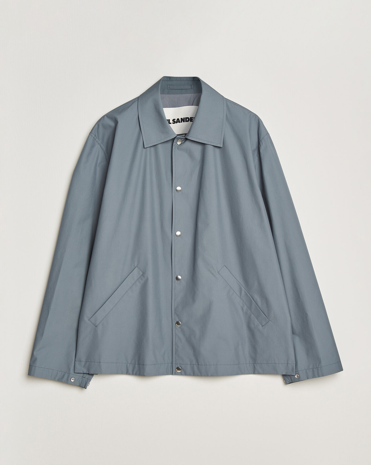 Jil Sander Back Logo Bomber Jacket Grey at CareOfCarl.com