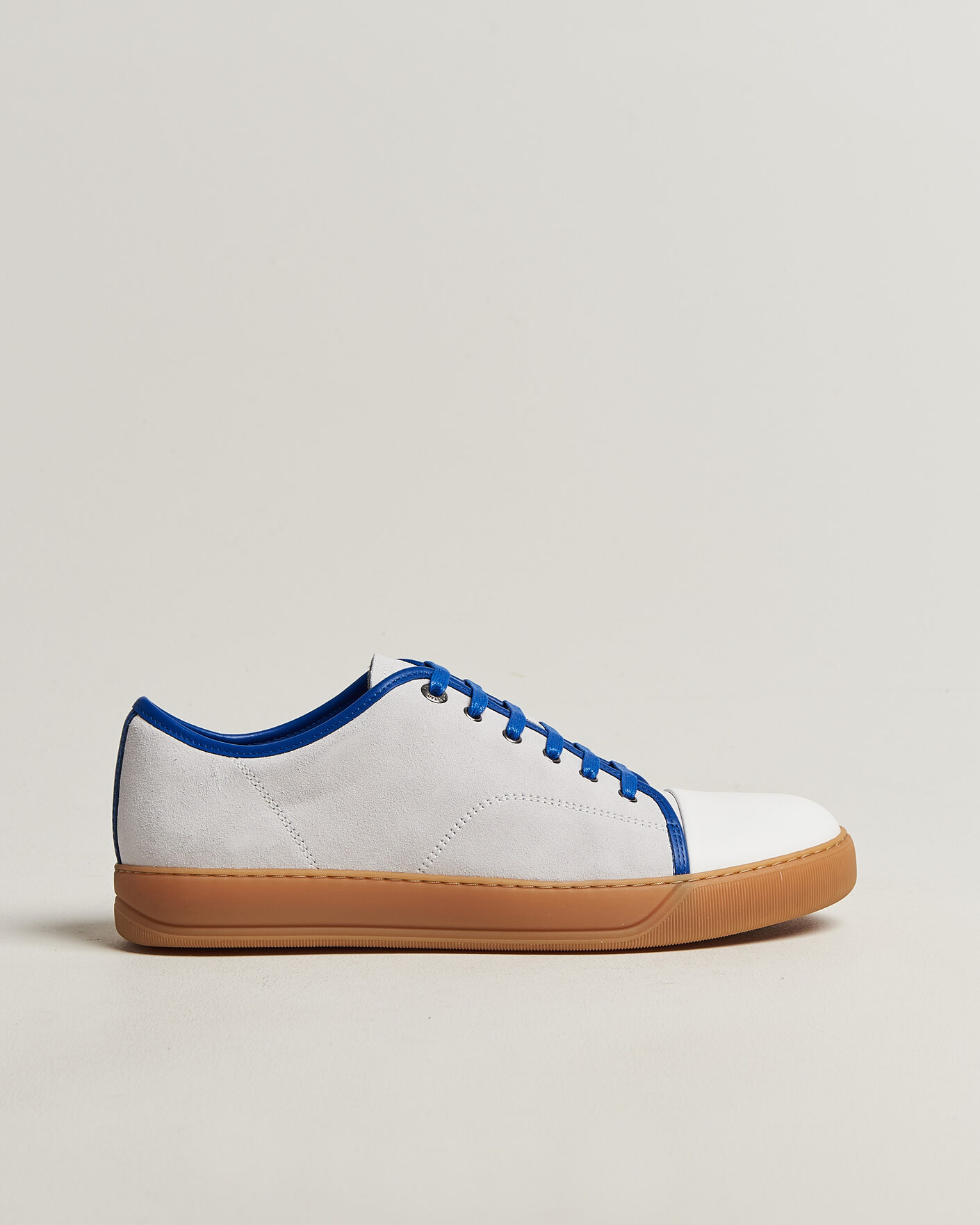 Men | Sneakers | Lanvin | DBB1 Nappa Cap Toe Sneaker White/Blue