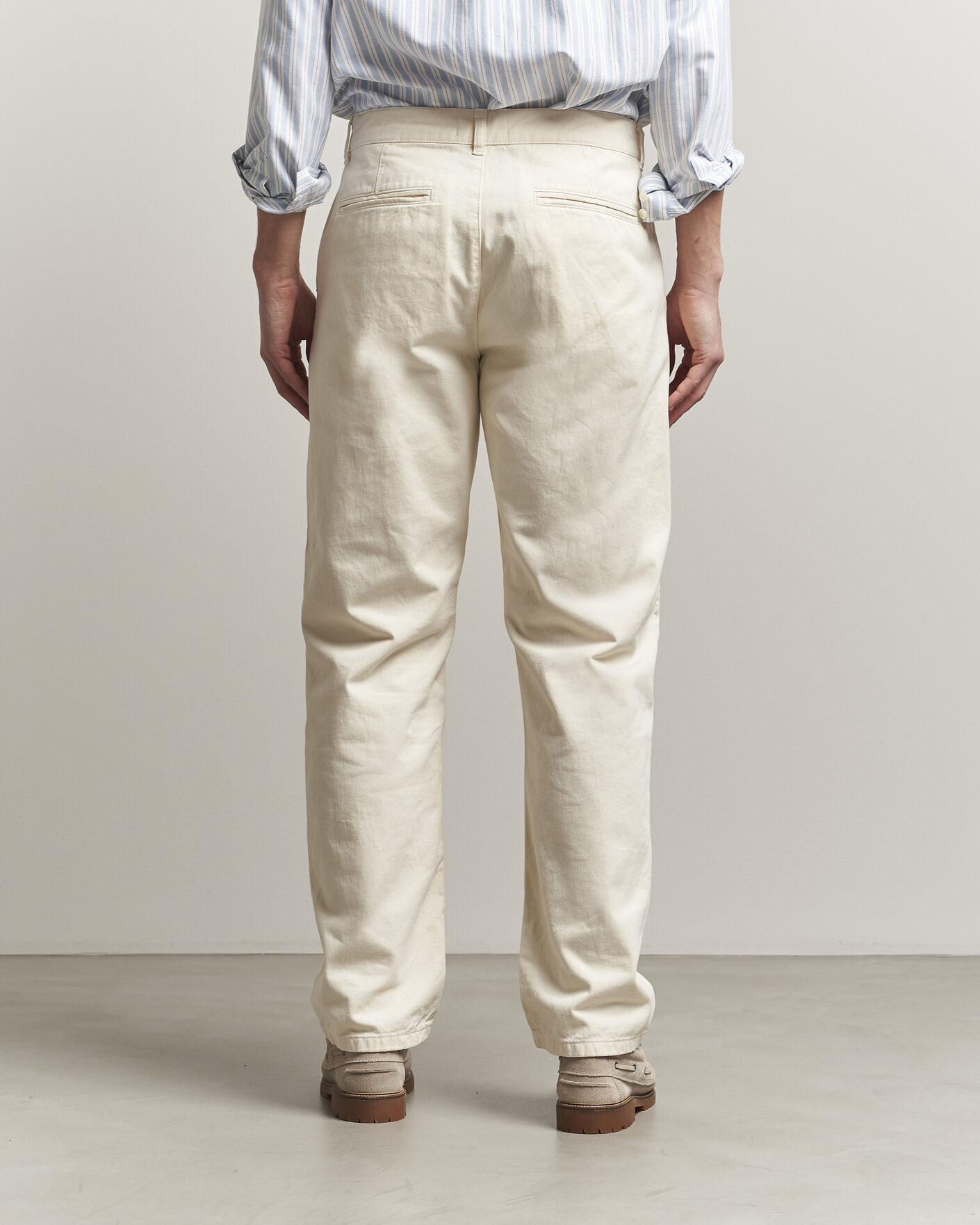 Men | Trousers | LES DEUX | Oscar Chino Pants Eggnog White