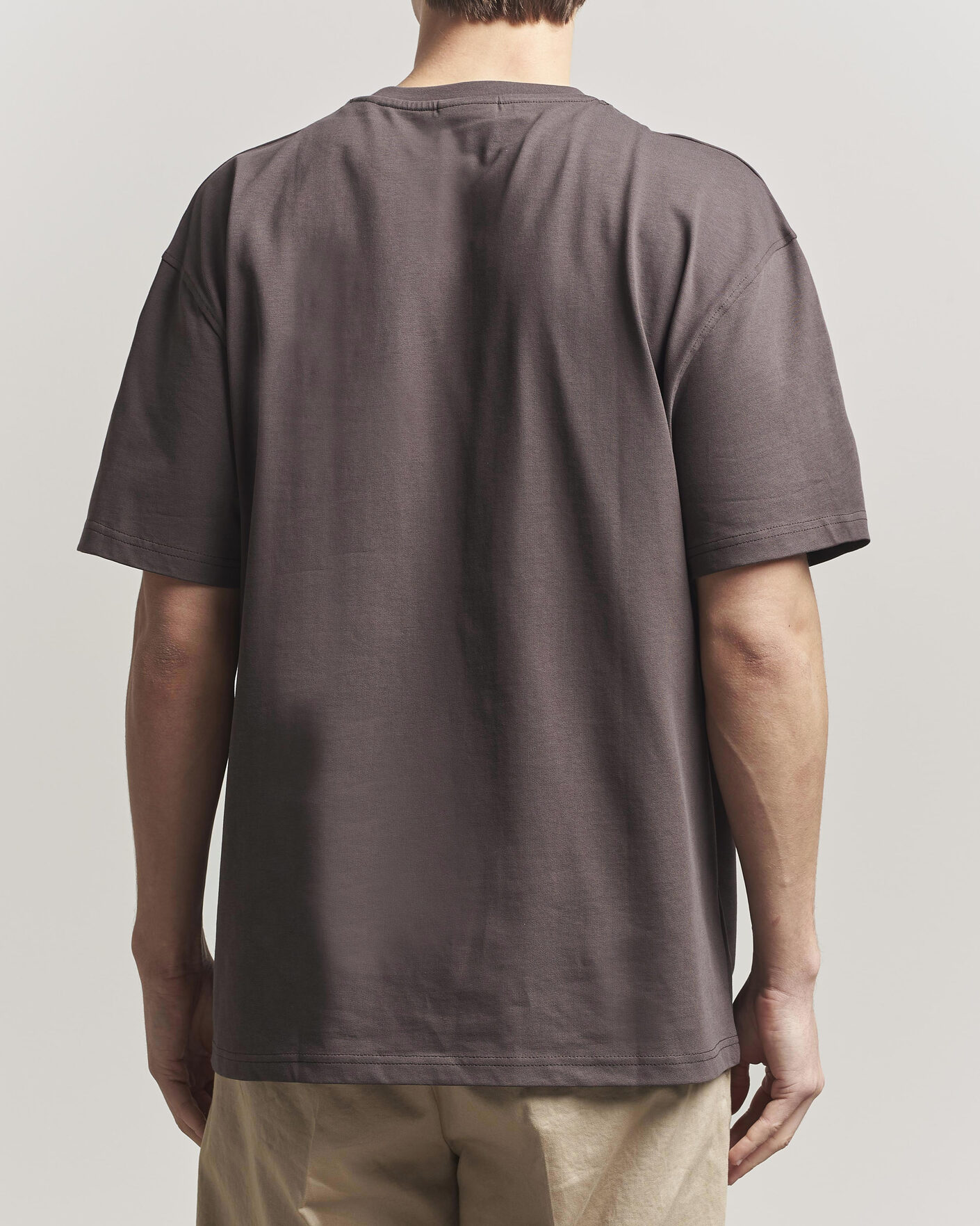 Men | T-Shirts | LES DEUX | Crew T-Shirt Coffee Brown